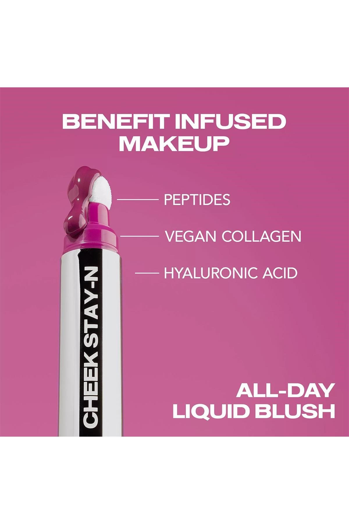 Sacheu Cheek Stay-n Uzun Süre Kalıcı Likit Allık 06 I'm Bold 10ML