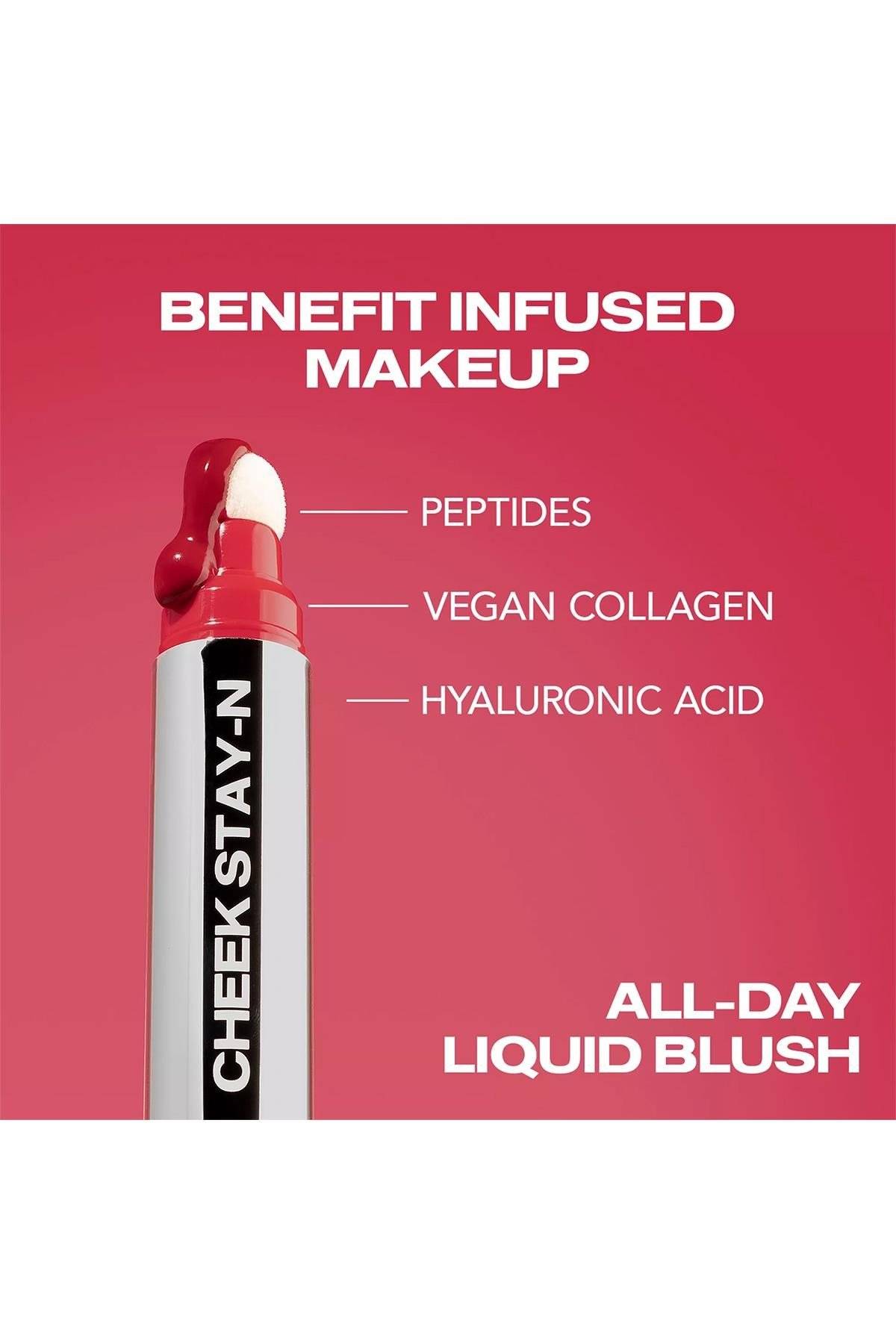 Sacheu Cheek Stay-n Uzun Süre Kalıcı Likit Allık 04 I'm Flirty 10ML