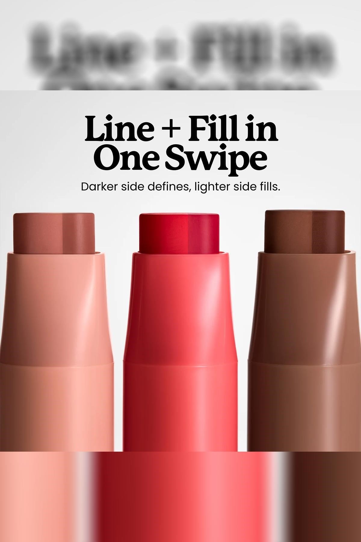 Sacheu DoubleDown Lip Definer 2'si 1 Arada Dudak Kalemi ve Balm 04 Coffee Break 1.3GR