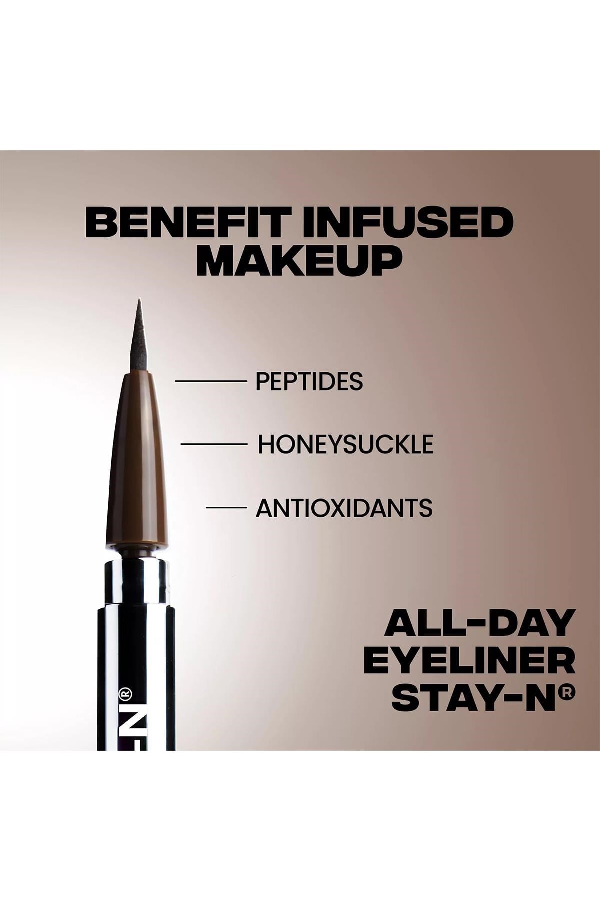 Sacheu Eyeliner Stay-n Likit Eyeliner 02 Eye’m Crisp Kahverengi 0.739ML