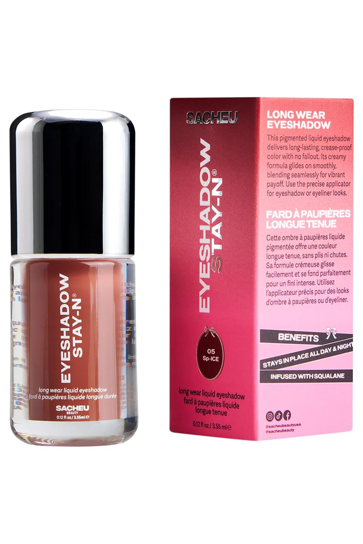 Sacheu Eyeshadow Stay-n Uzun Süre Kalıcı Likit Far 05 Sp-ICE 3.55ML