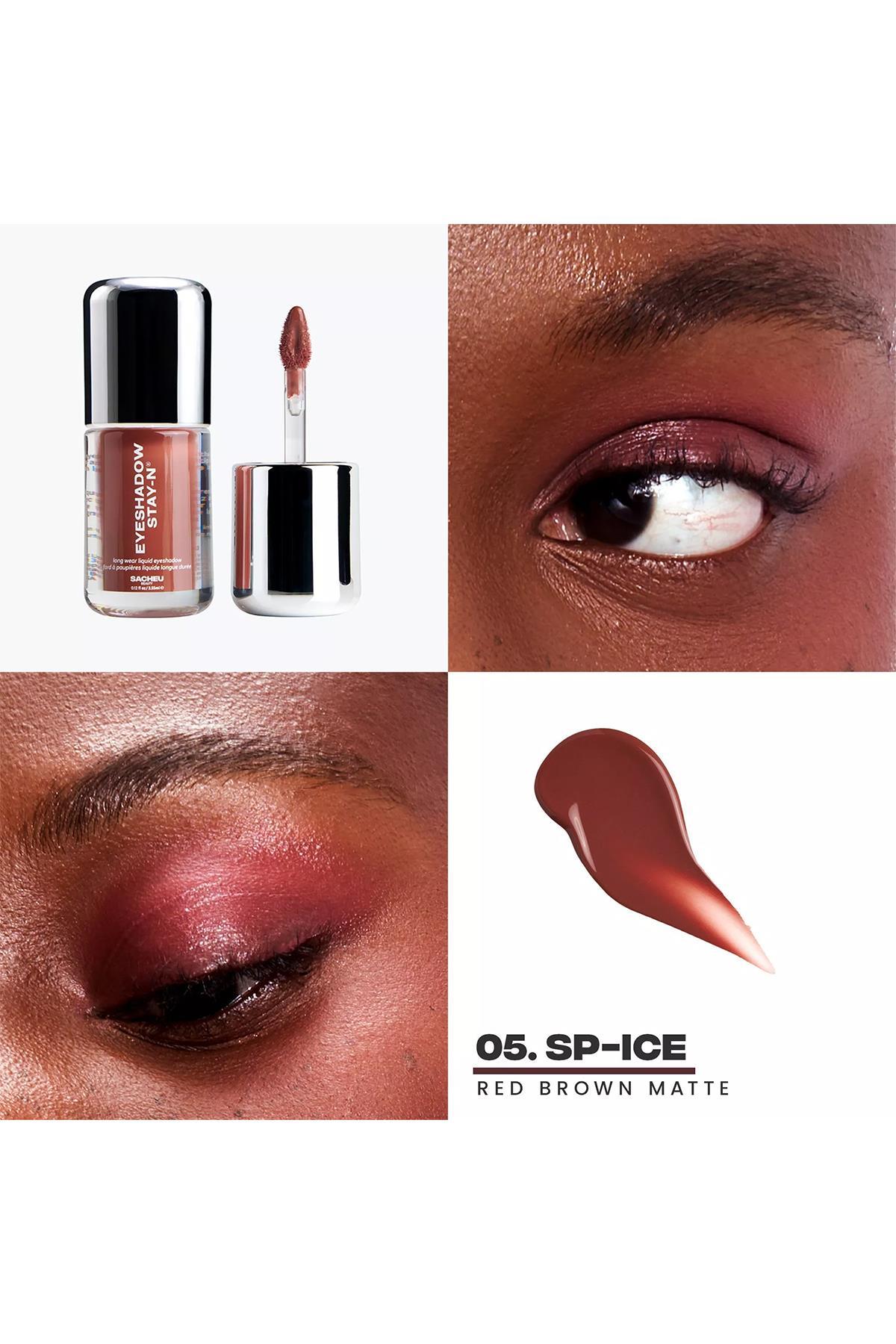 Sacheu Eyeshadow Stay-n Uzun Süre Kalıcı Likit Far 05 Sp-ICE 3.55ML