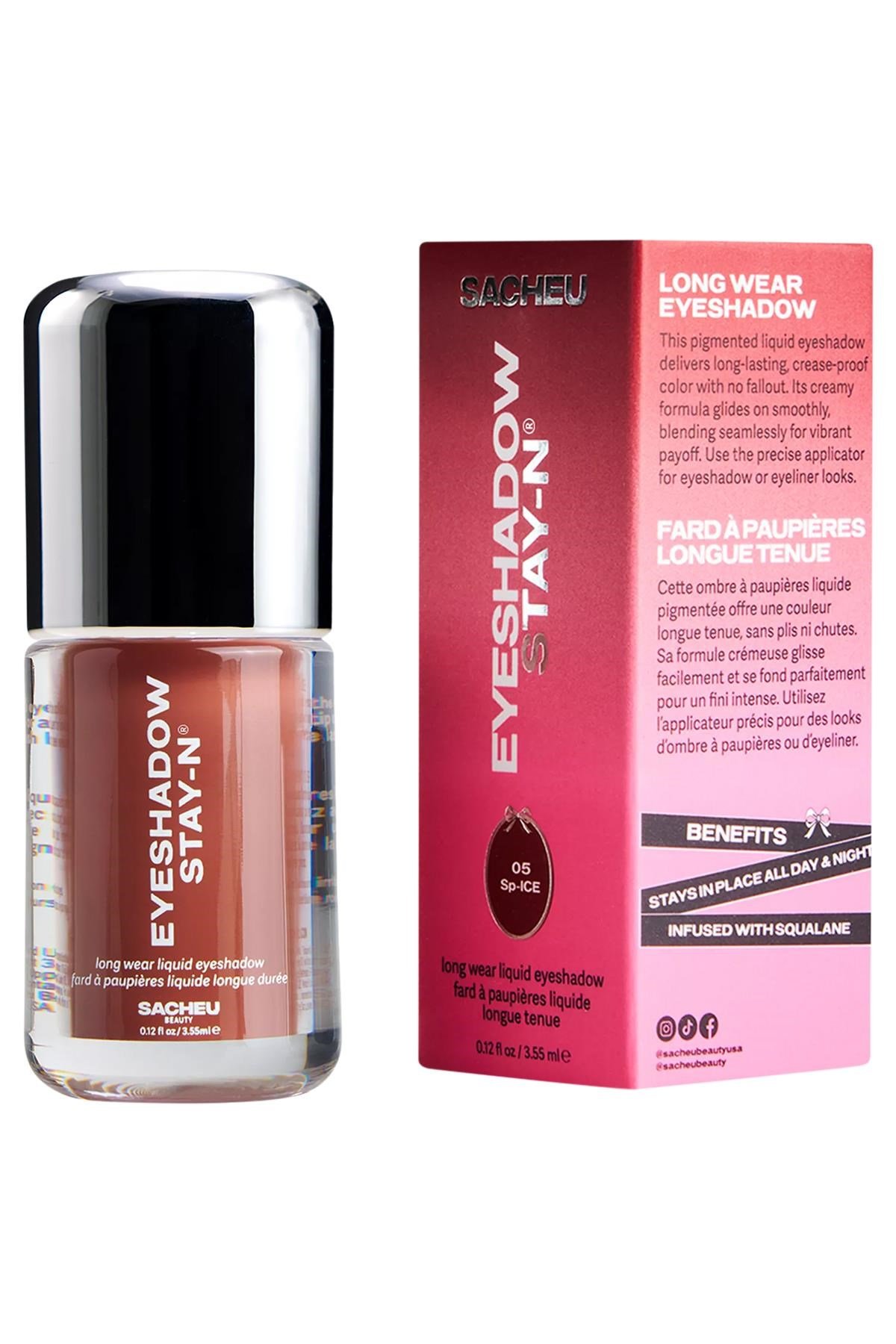 Sacheu Eyeshadow Stay-n Uzun Süre Kalıcı Likit Far 05 Sp-ICE 3.55ML