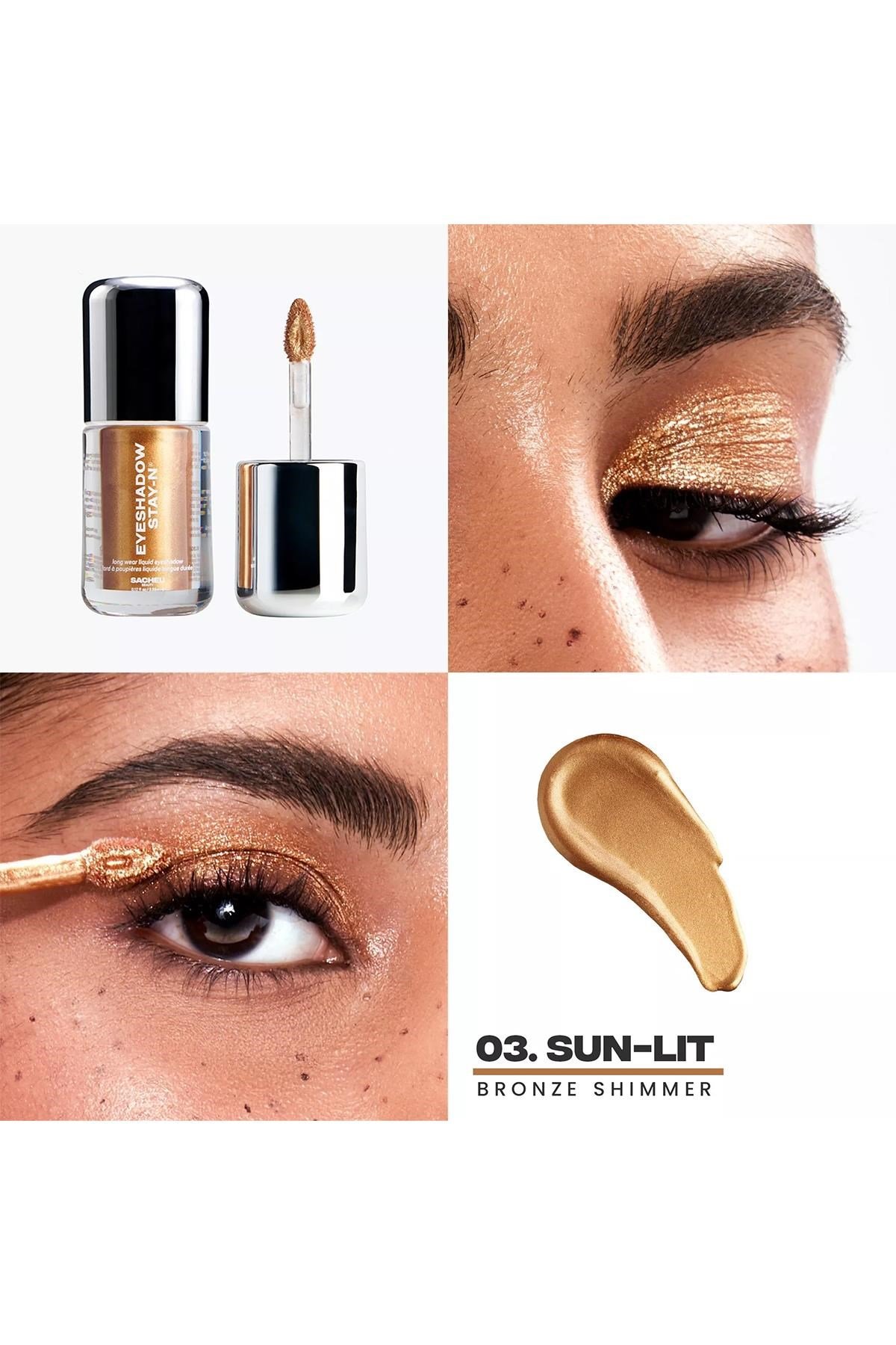 Sacheu Eyeshadow Stay-n Uzun Süre Kalıcı Likit Far 03 Sun-Lit 3.55ML