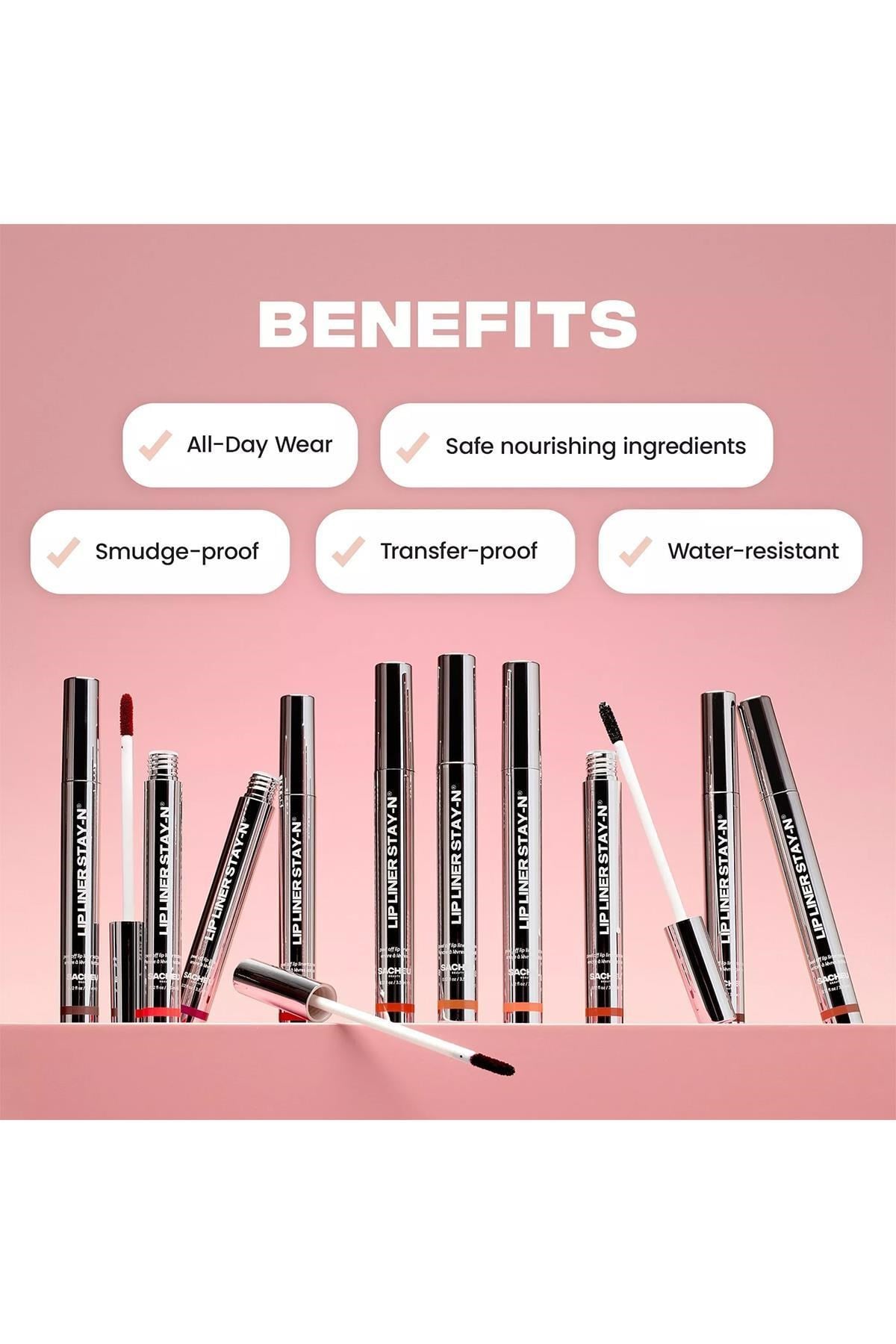 Sacheu Line & Shine Lip Duo Uzun Süre Kalıcı Dudak Şekillendirme ve Parlaklık Seti 2x3.5ML