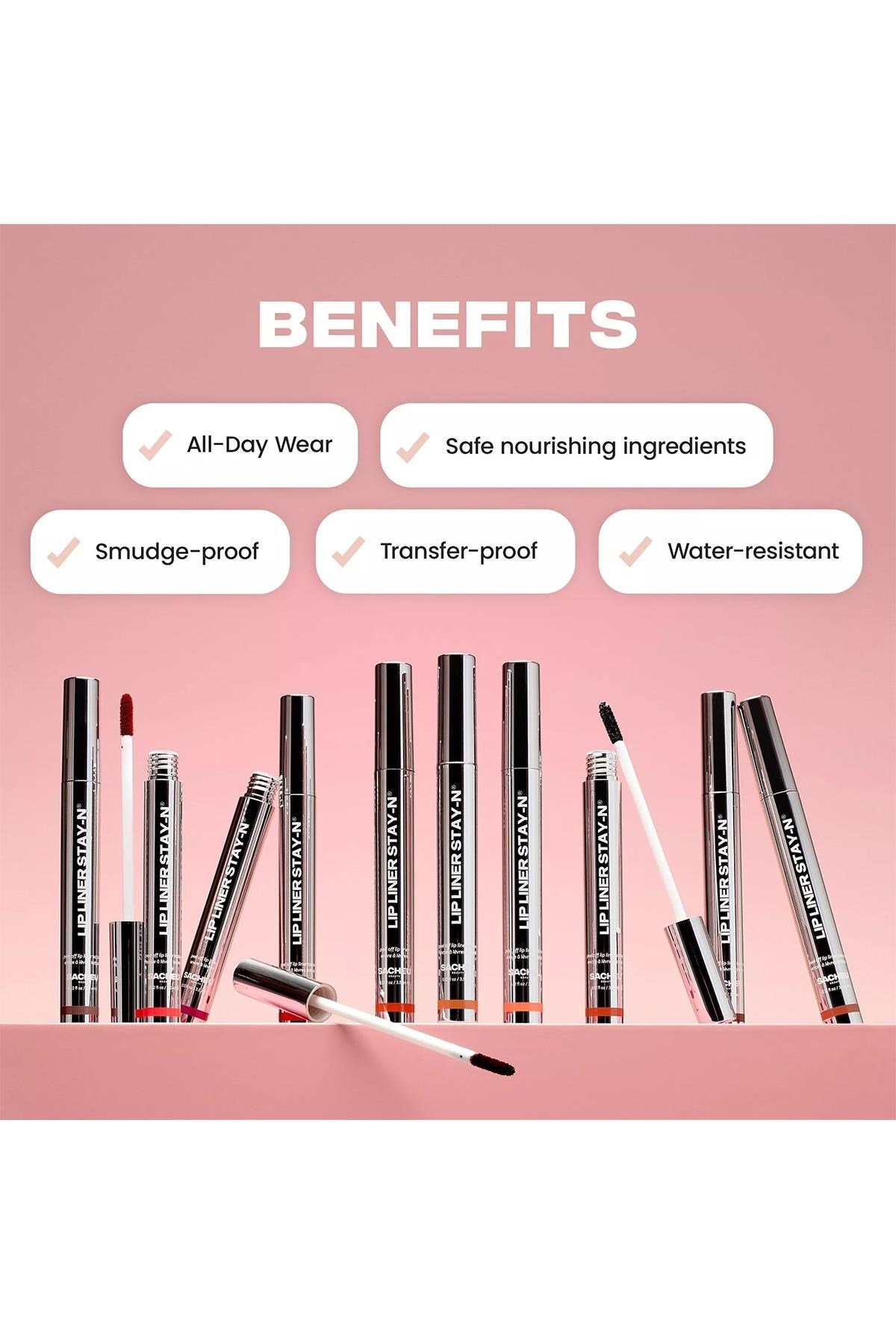 Sacheu Line & Shine Lip Duo Uzun Süre Kalıcı Dudak Şekillendirme ve Parlaklık Seti 2x3.5ML