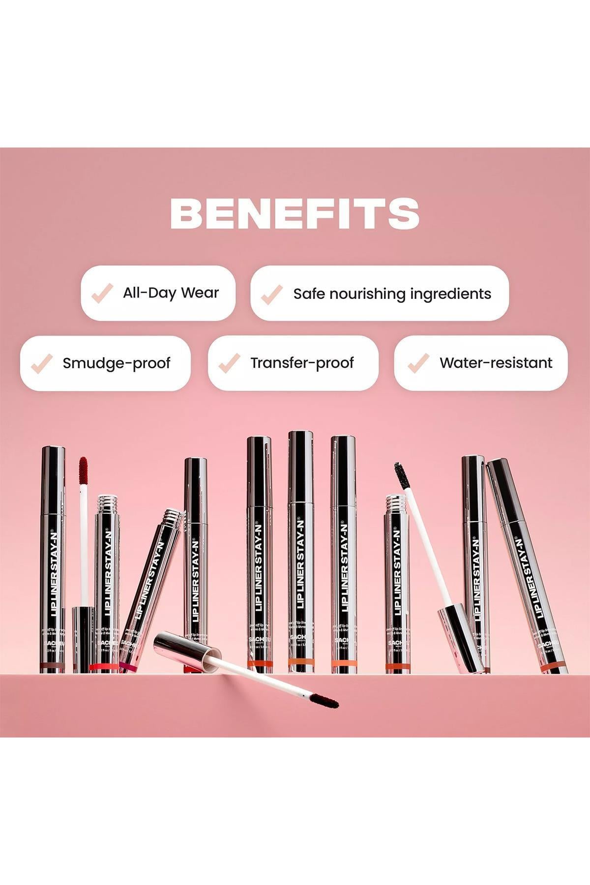 Sacheu Line & Shine Lip Duo Uzun Süre Kalıcı Dudak Şekillendirme ve Parlaklık Seti 2x3.5ML