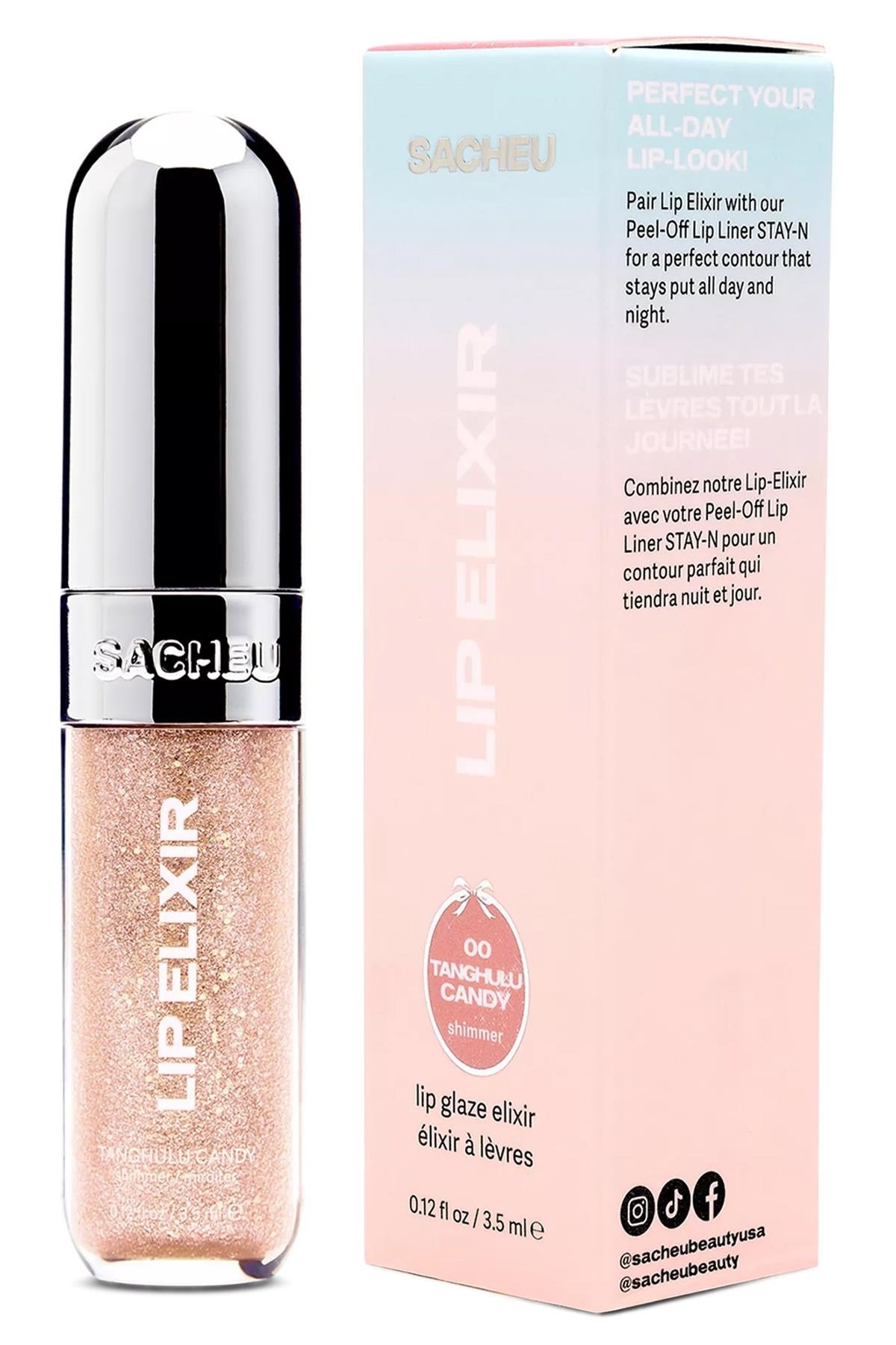 Sacheu Lip Elixir 3’ü 1 Arada Dudak Parlatıcı 00 Tanghulu Candy 3.5ML