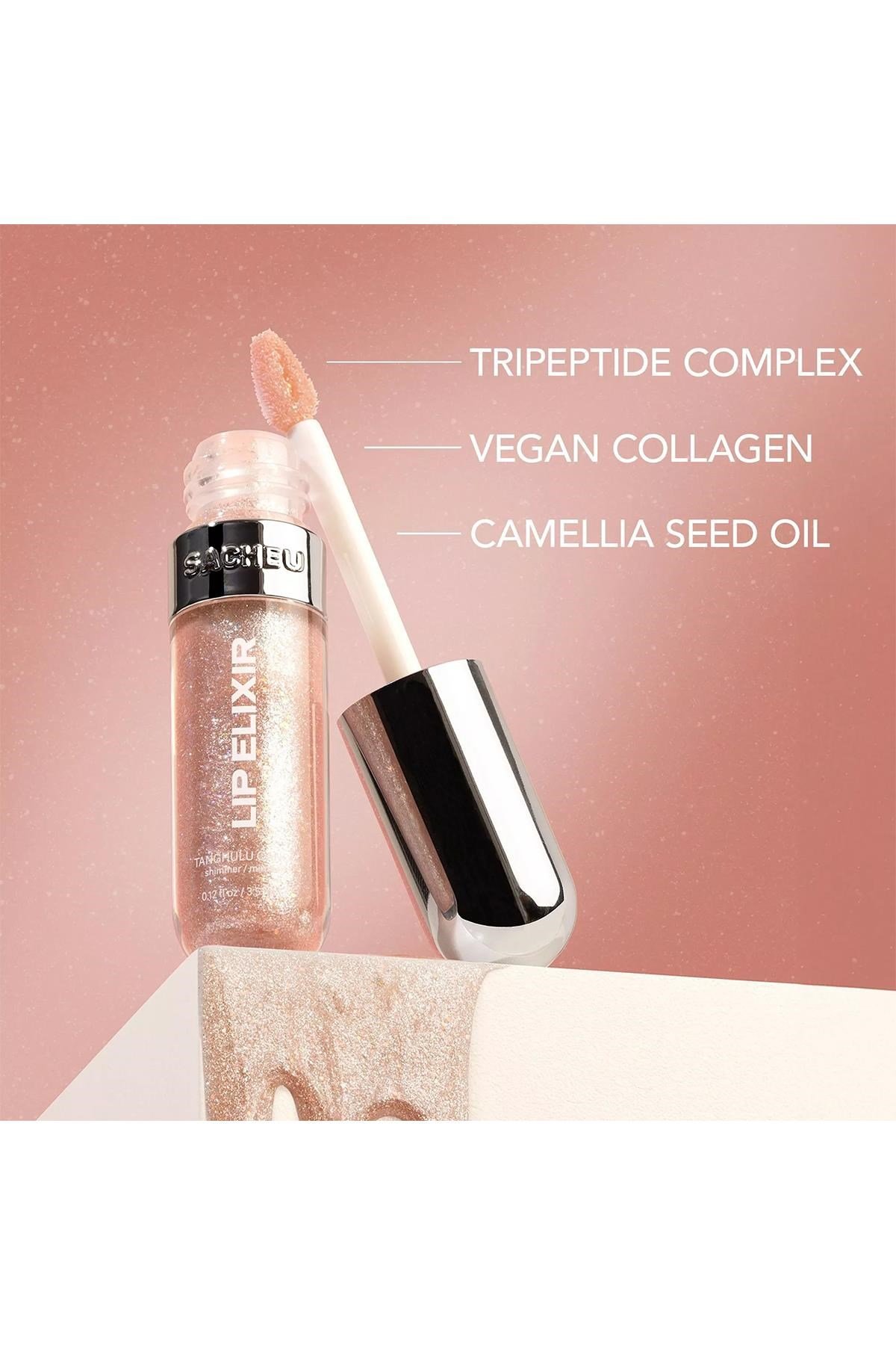 Sacheu Lip Elixir 3’ü 1 Arada Dudak Parlatıcı 00 Tanghulu Candy 3.5ML