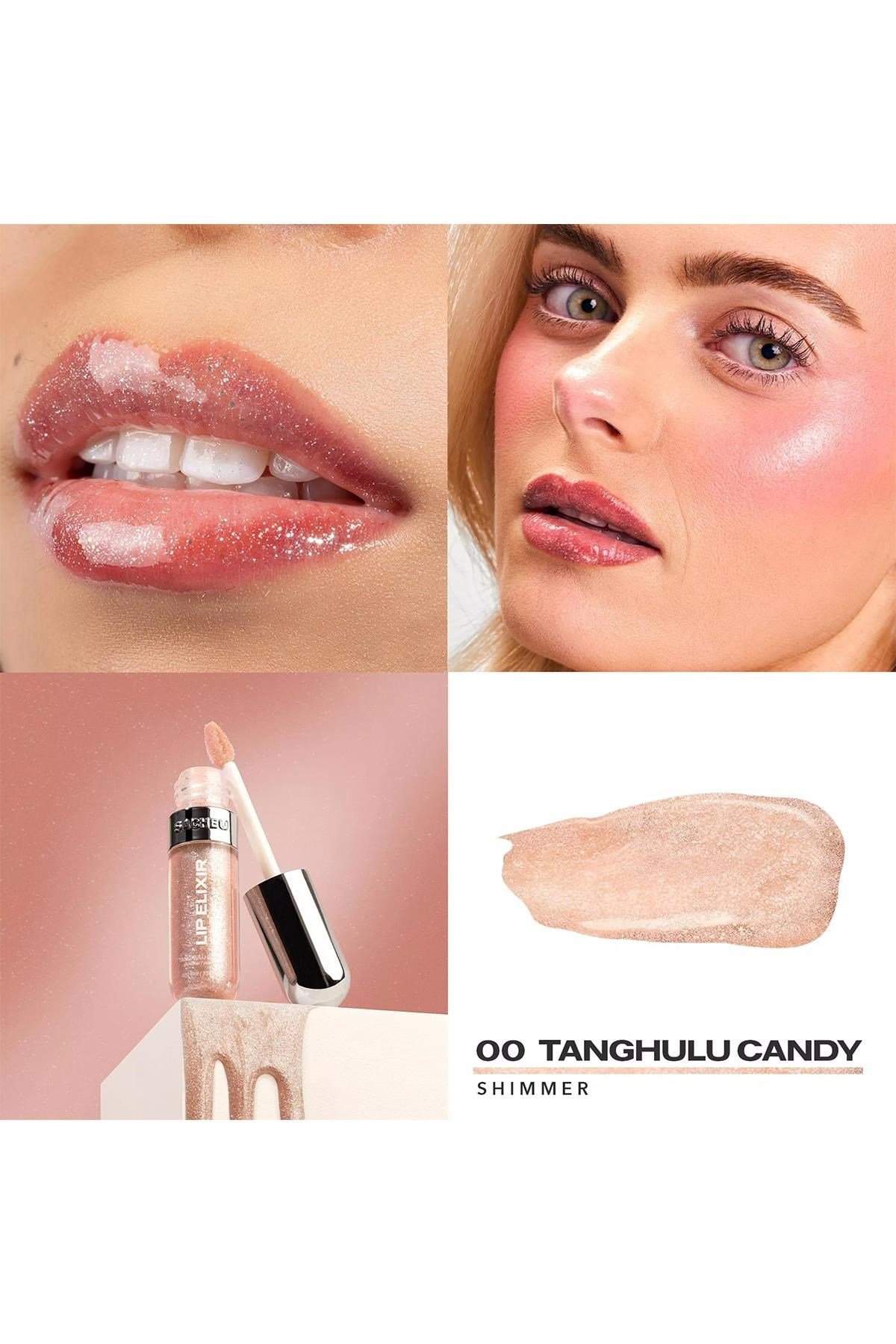 Sacheu Lip Elixir 3’ü 1 Arada Dudak Parlatıcı 00 Tanghulu Candy 3.5ML