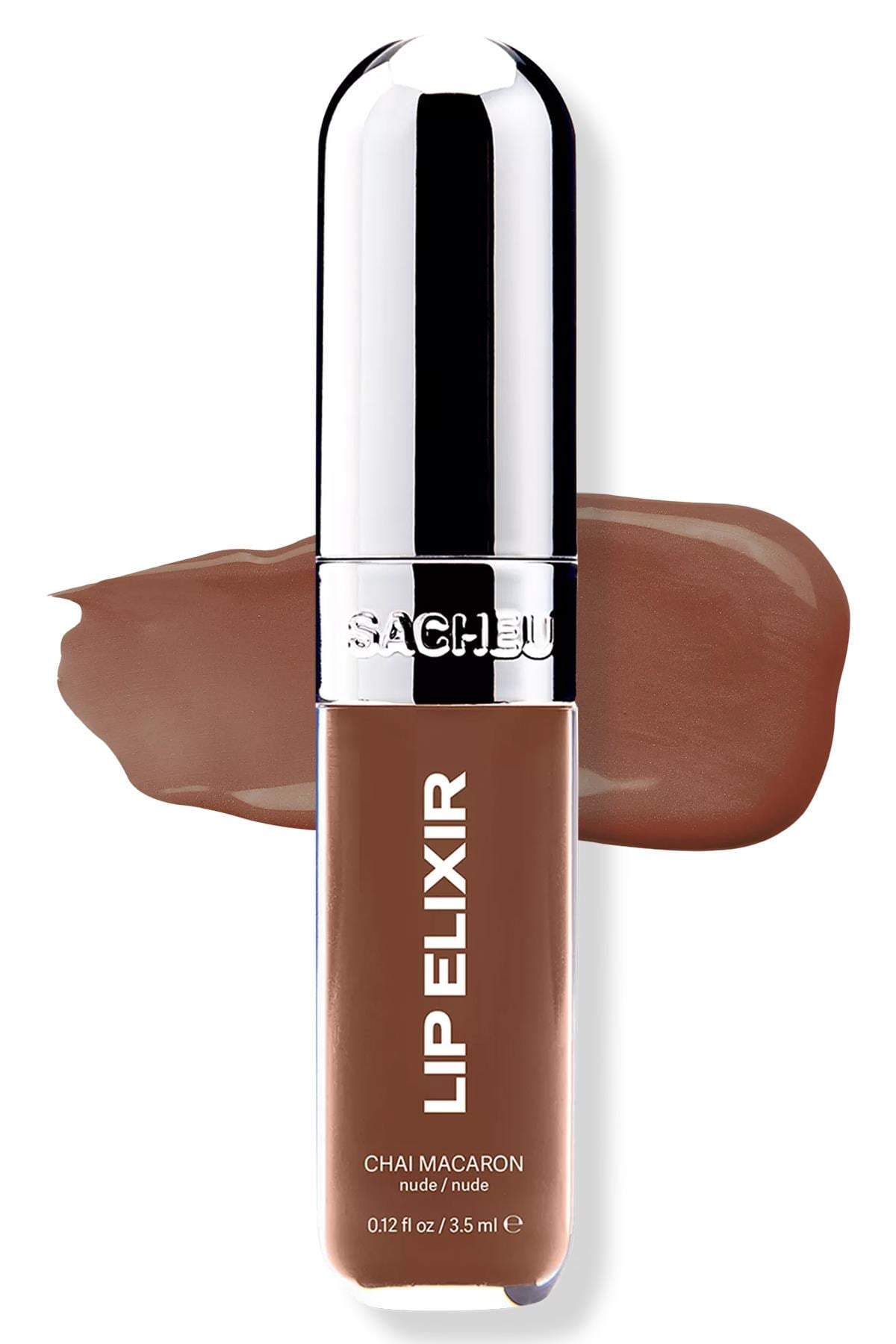 Sacheu Lip Elixir 3’ü 1 Arada Renkli Dudak Parlatıcı 04 Chai Macaron 3.5ML