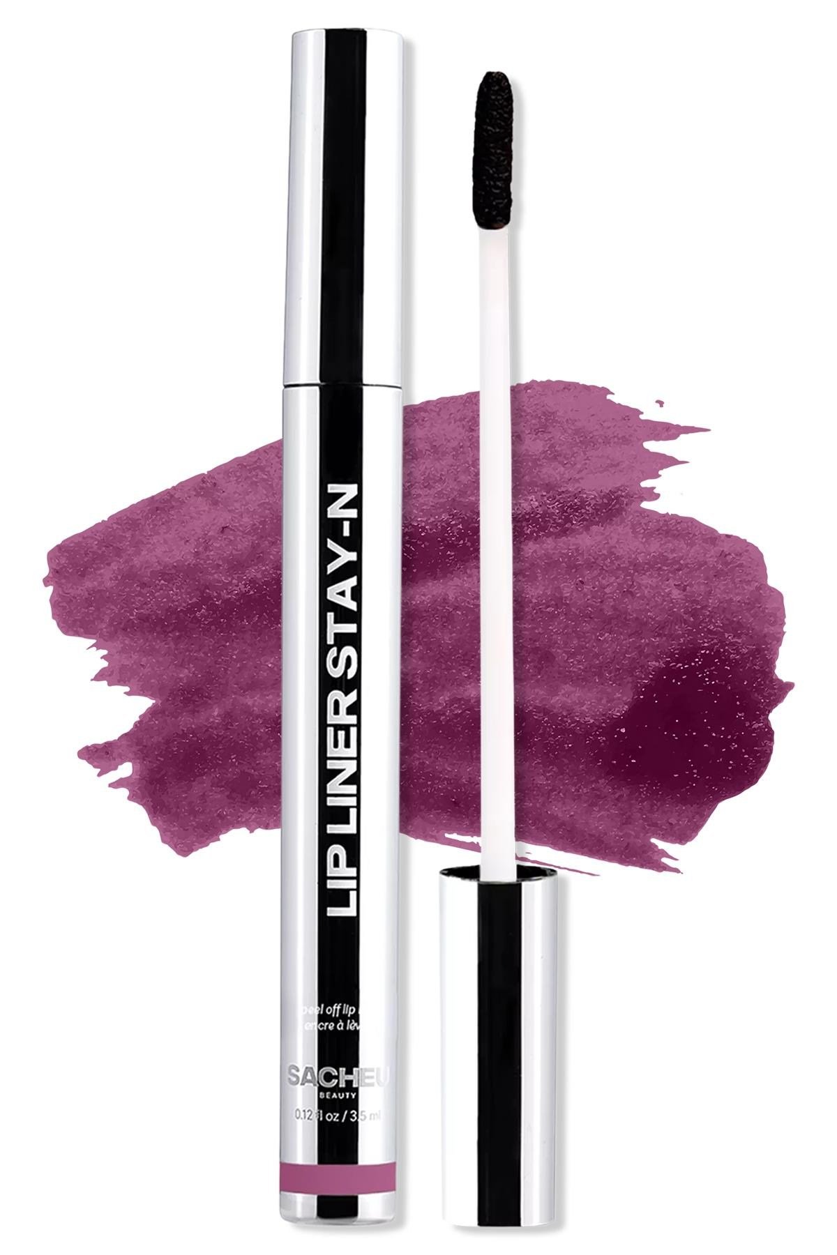 Sacheu Lip Liner Stay-n Soyulabilir Uzun Süre Kalıcı Dudak Çizgisi Belirginleştirici 09 Plumped 3.5ML