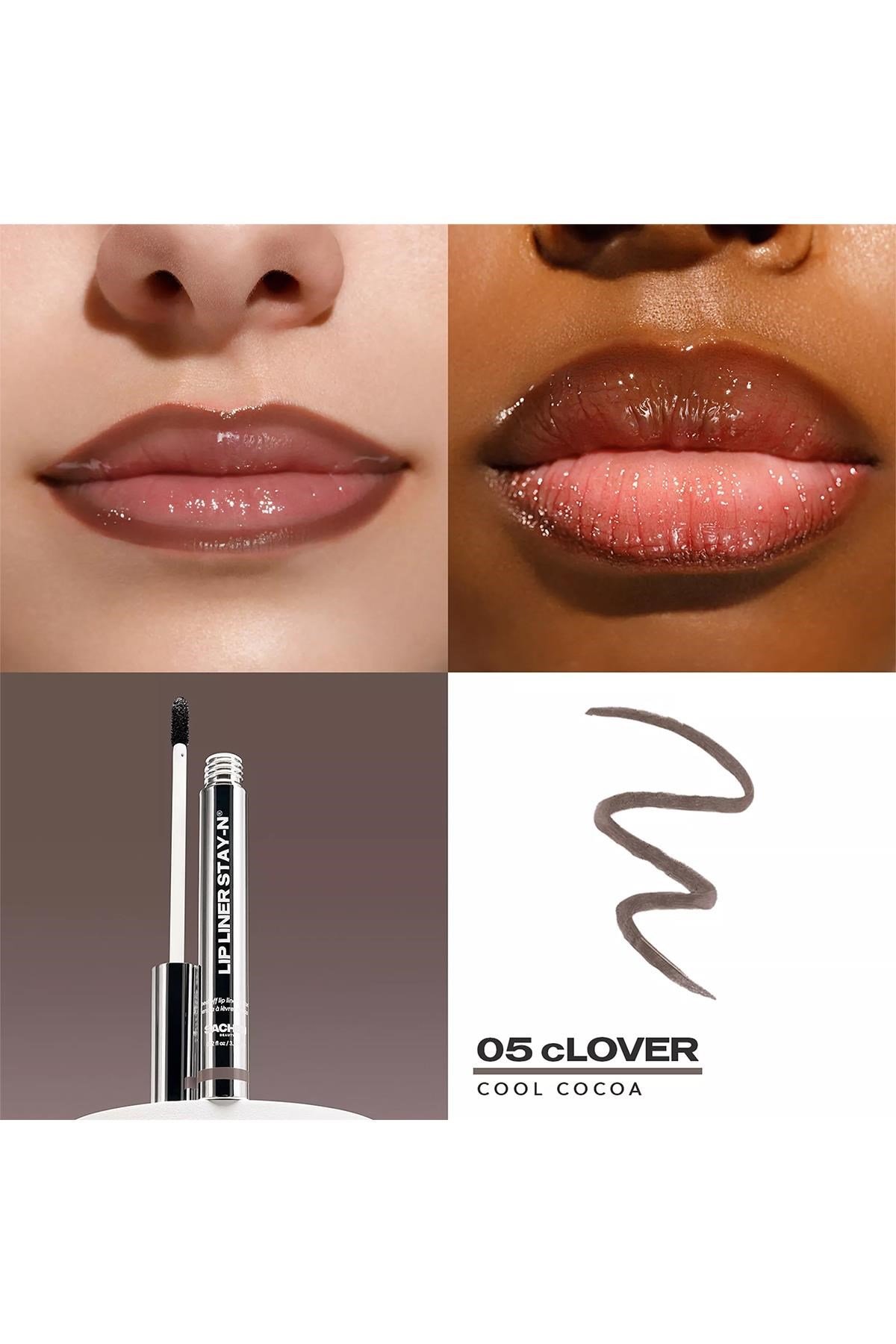 Sacheu Lip Liner Stay-n Soyulabilir Uzun Süre Kalıcı Dudak Çizgisi Belirginleştirici 05 Clover 3.5ML