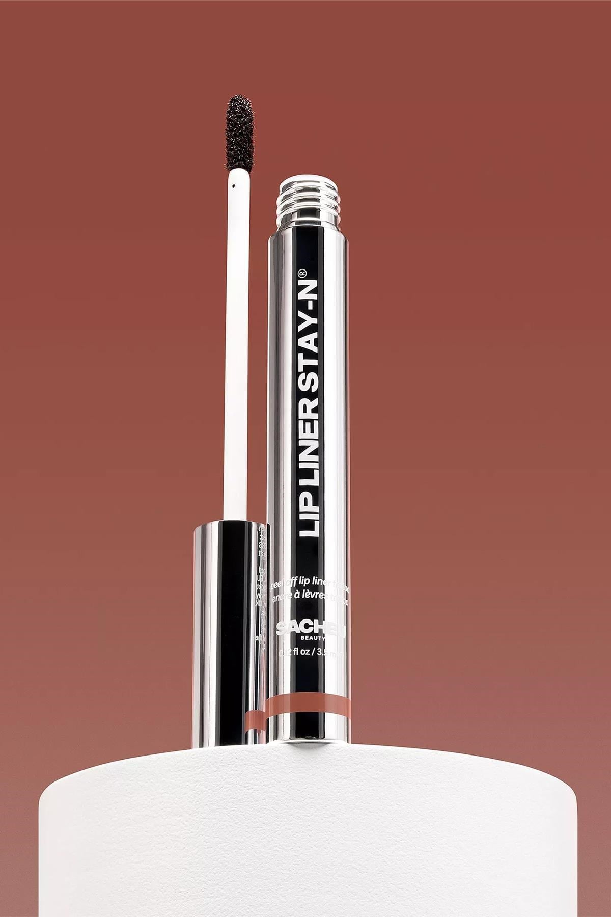 Sacheu Lip Liner Stay-n Soyulabilir Uzun Süre Kalıcı Dudak Çizgisi Belirginleştirici 02 MUAH-ve 3.5ML