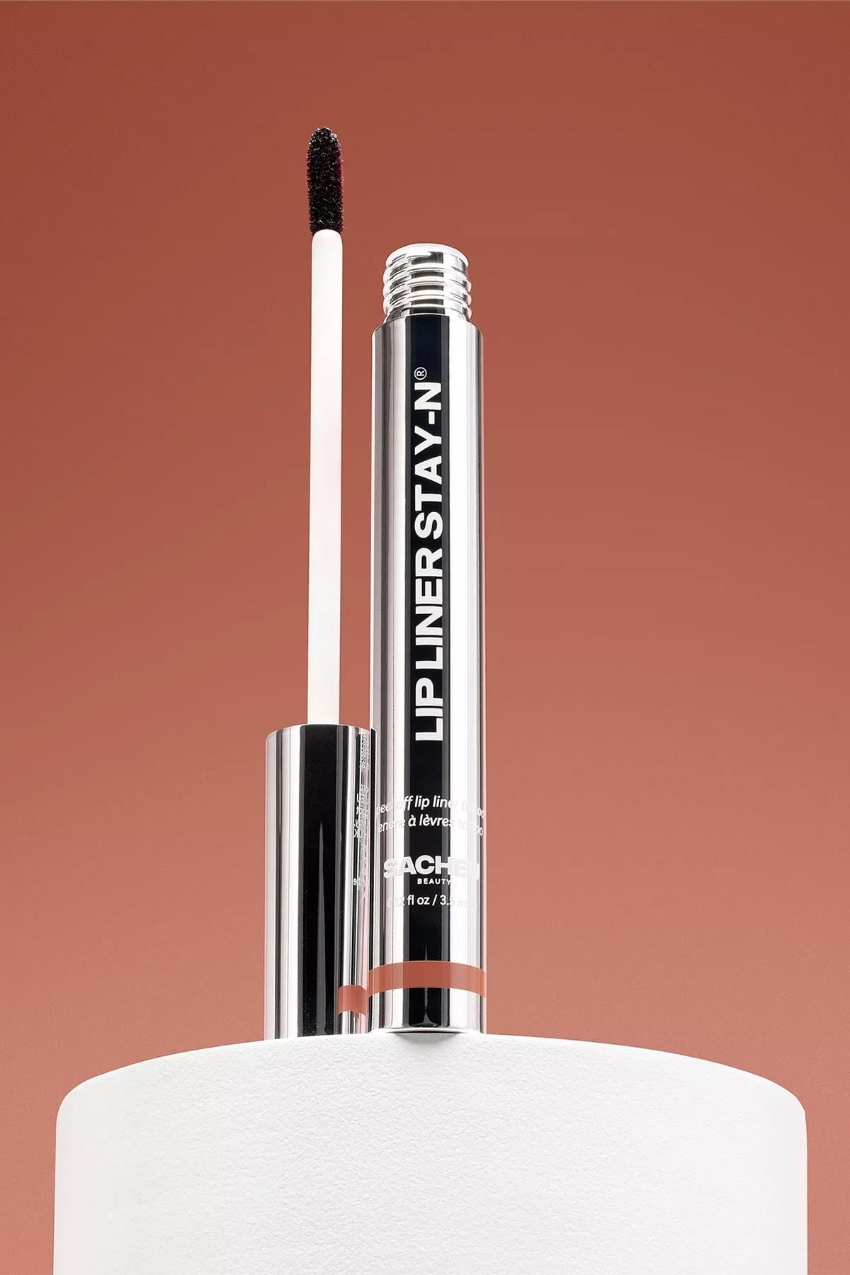 Sacheu Lip Liner Stay-n Soyulabilir Uzun Süre Kalıcı Dudak Çizgisi Belirginleştirici 03 P-inked 3.5ML