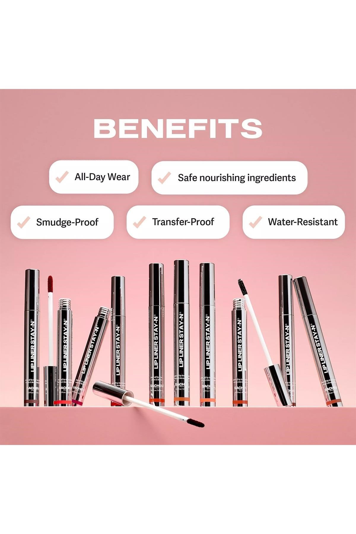 Sacheu Lip Liner Stay-n Soyulabilir Uzun Süre Kalıcı Dudak Çizgisi Belirginleştirici 06 Coreal 3.5ML