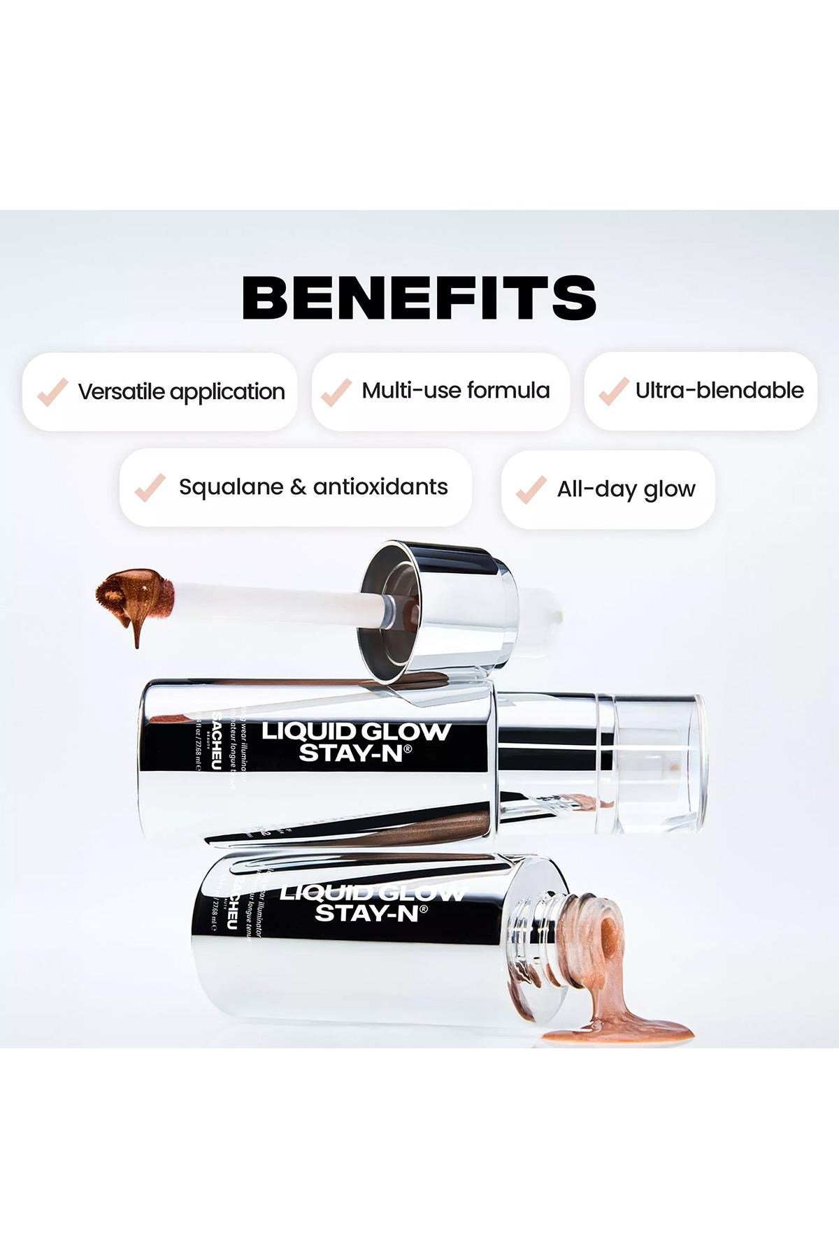 Sacheu Liquid Glow Stay-n Uzun Süre Kalıcı Likit Aydınlatıcı 03 Sun Beam 27.68ML