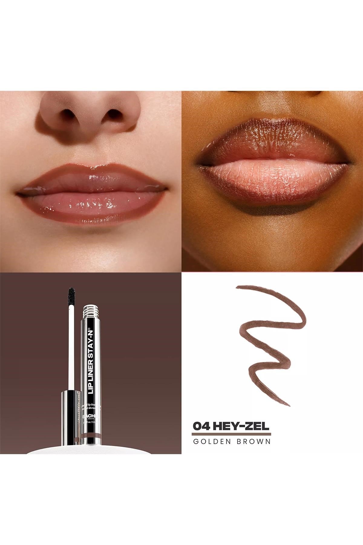 Sacheu Stay-n Nude Duo Uzun Süre Kalıcı Dudak Şekillendirme ve Parlaklık Seti 2x3.5ML