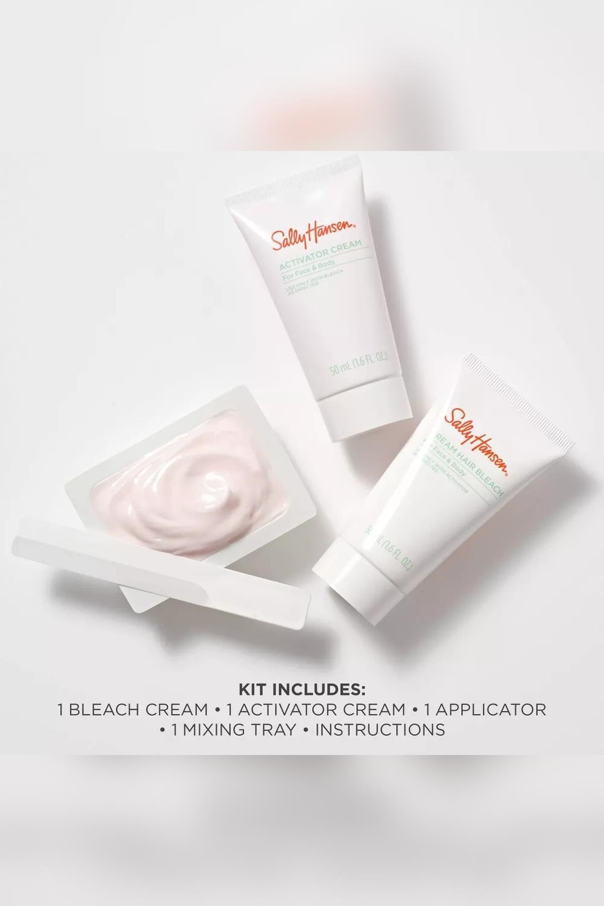 Sally Hansen Bleach Cream Yüz ve Vücut İçin Tüy Sarartıcı Krem Seti