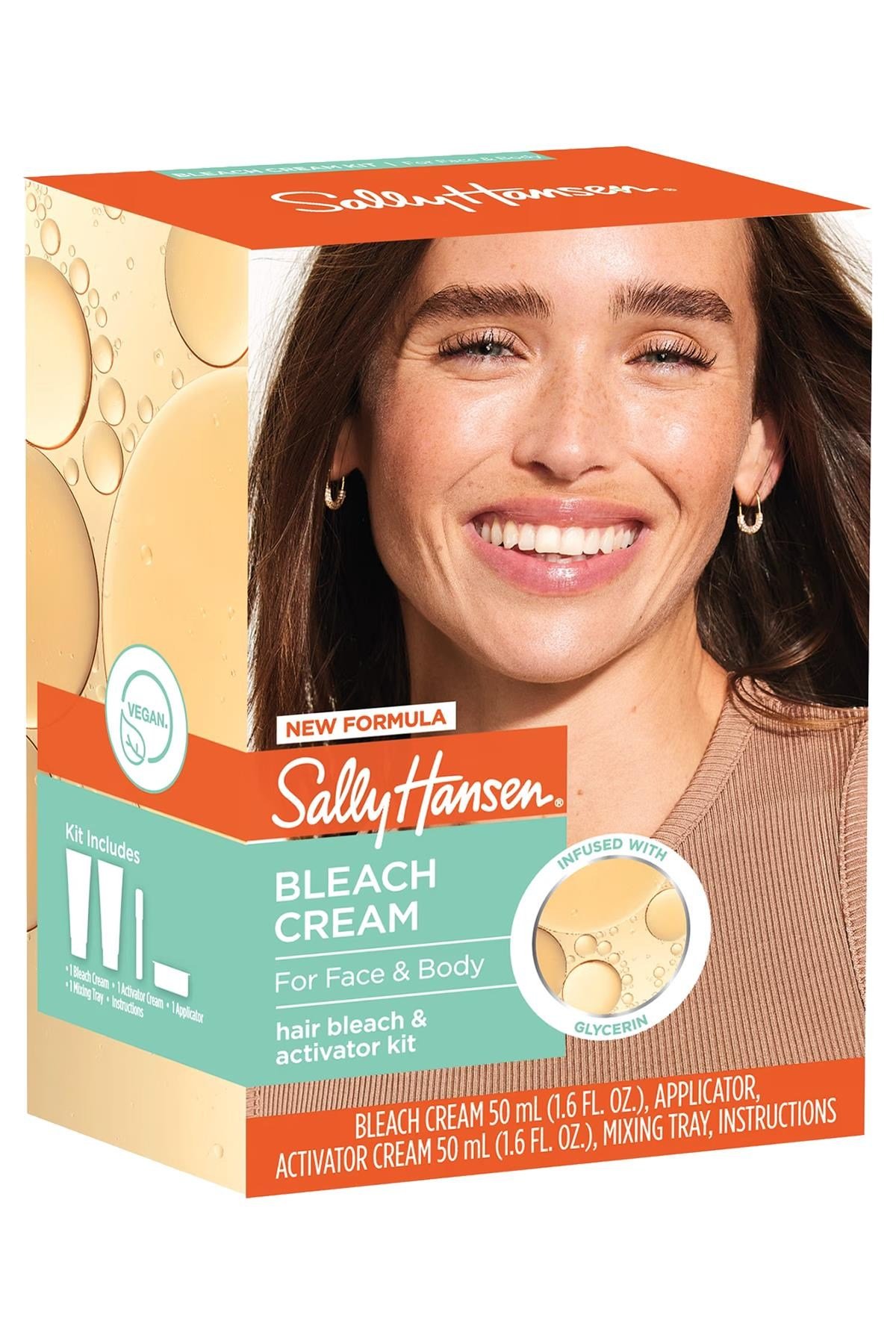 Sally Hansen Bleach Cream Yüz ve Vücut İçin Tüy Sarartıcı Krem Seti