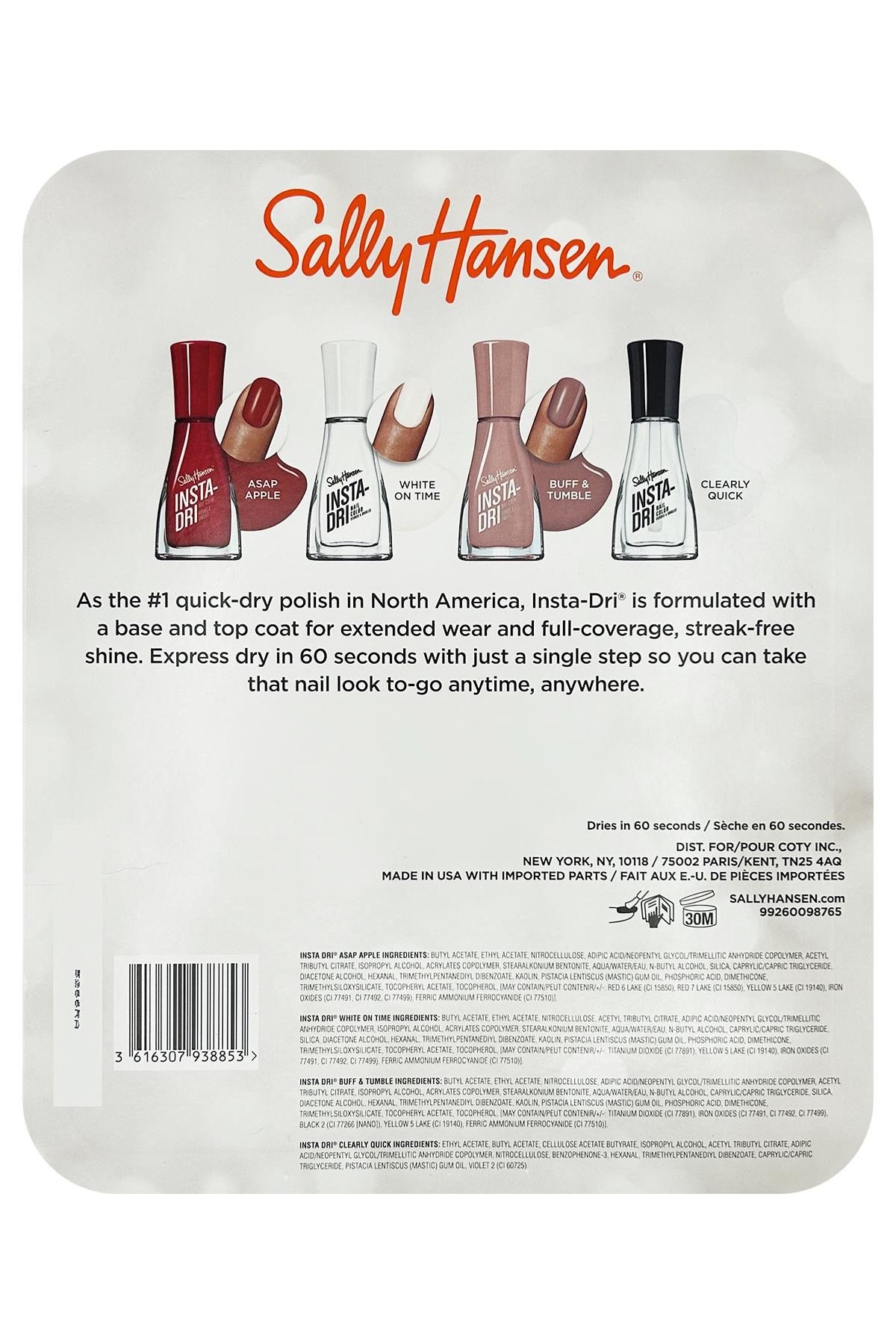 Sally Hansen Insta-Dri Hızlı Kuruyan Oje Seti