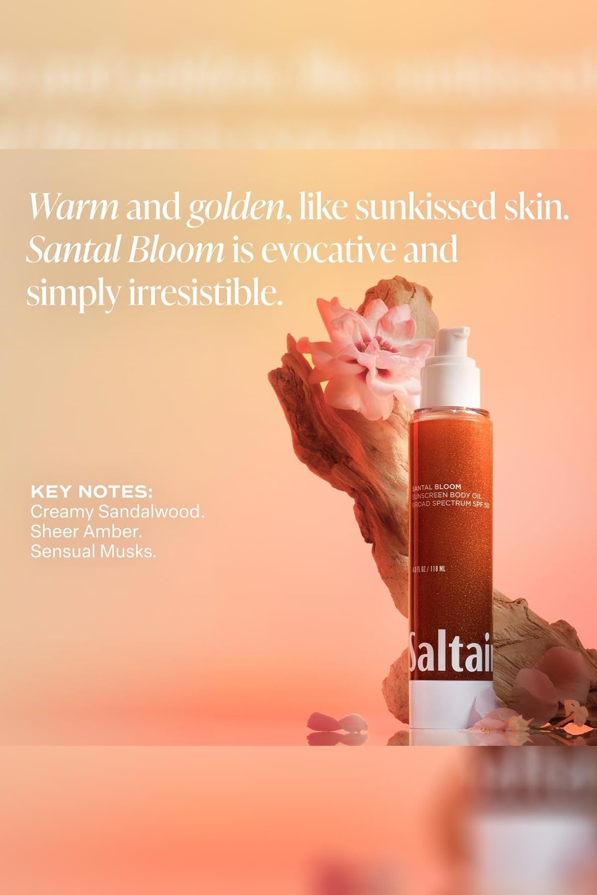 Saltair Santal Bloom SPF50 Güneş Koruyucu Işıltılı Vücut Yağı 118ML