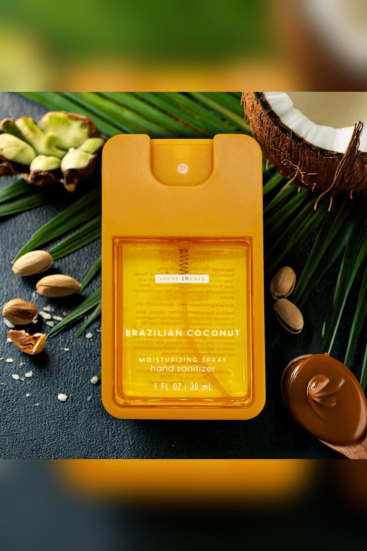 Scent Theory Brazilian Coconut Nemlendirici ve Kokulu El Temizleme Spreyi 30ML
