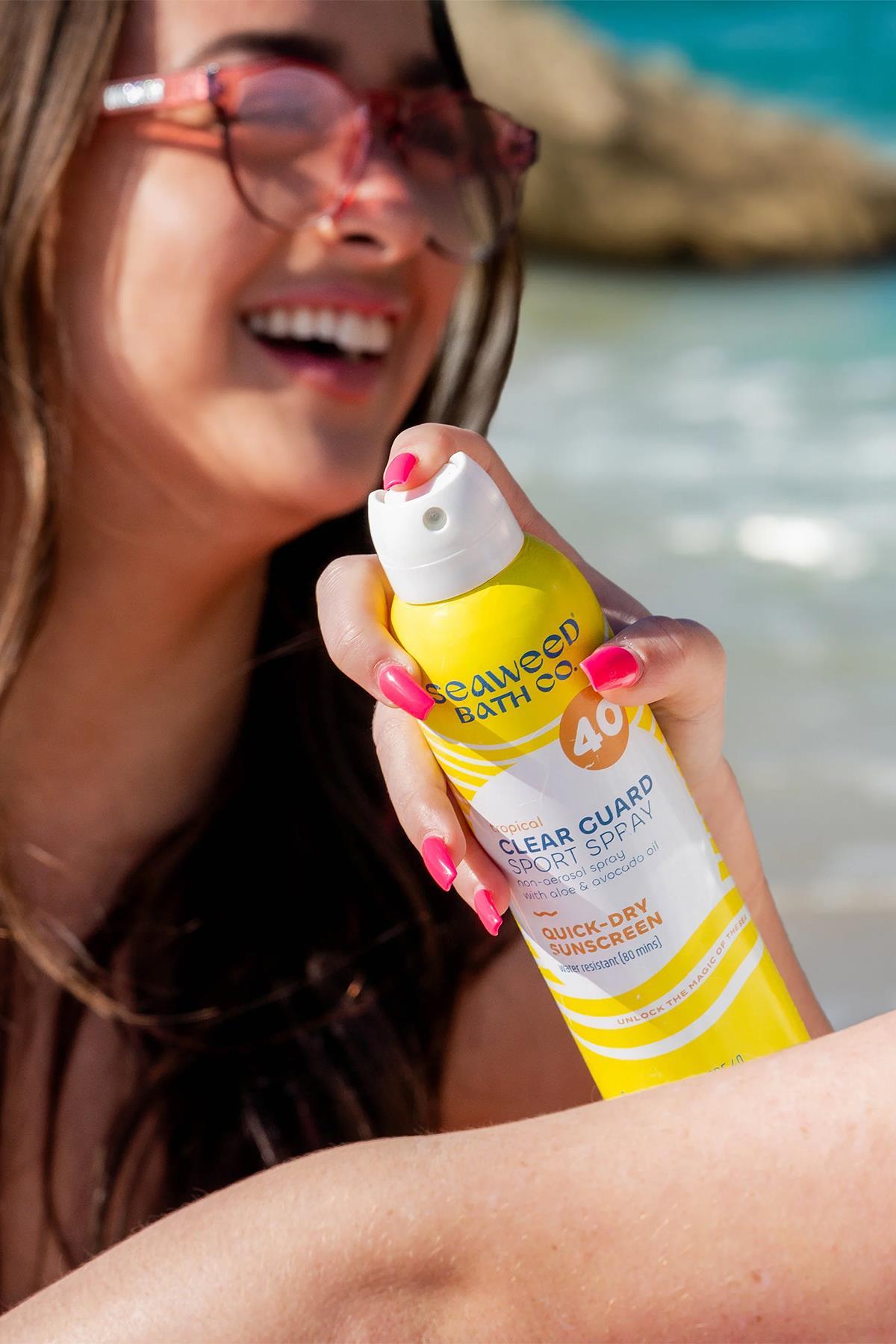 Seaweed Bath Co. SPF40 Clear Guard Sport Güneş Spreyi 177ML