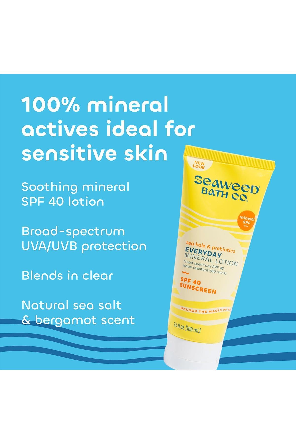 Seaweed Bath Co. SPF40 Everyday Mineral Güneş Kremi 100ML