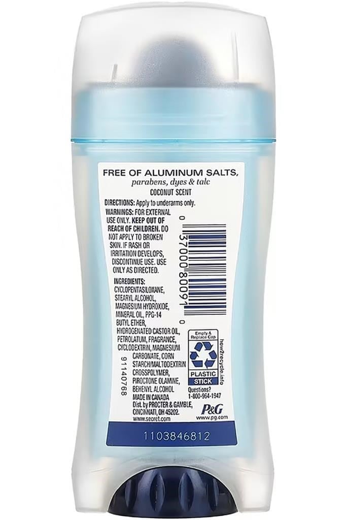 Secret Aluminum Free Coconut Koltuk Altı Deodorant Stick 68GR