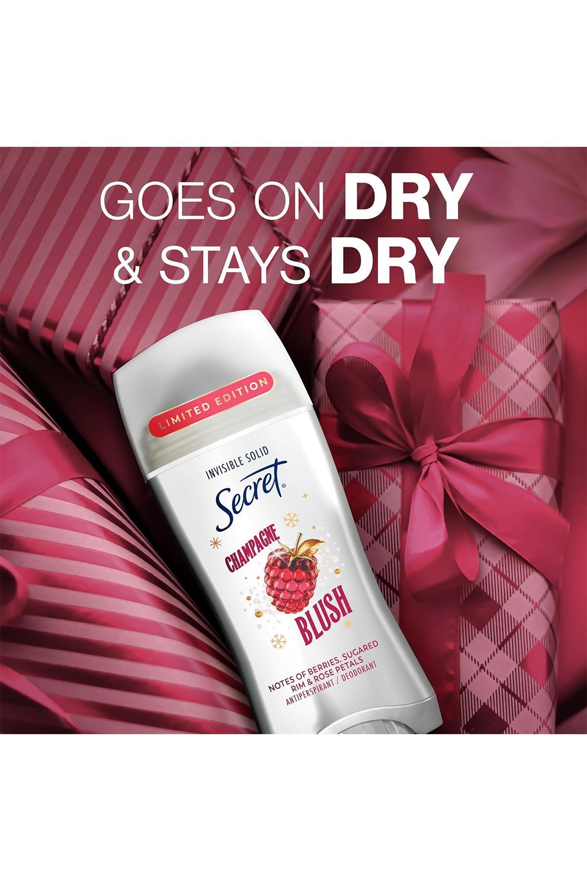 Secret Champagne Blush Antiperspirant Stick Deodorant 73GR