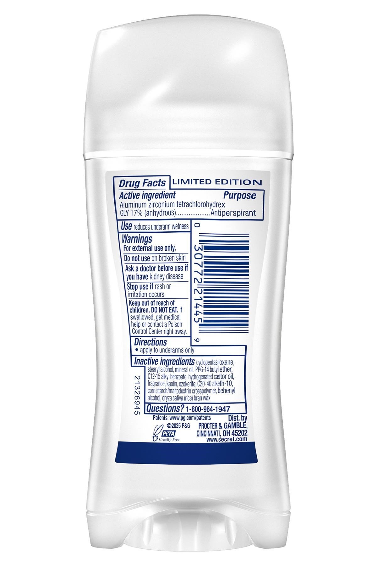 Secret Champagne Blush Antiperspirant Stick Deodorant 73GR