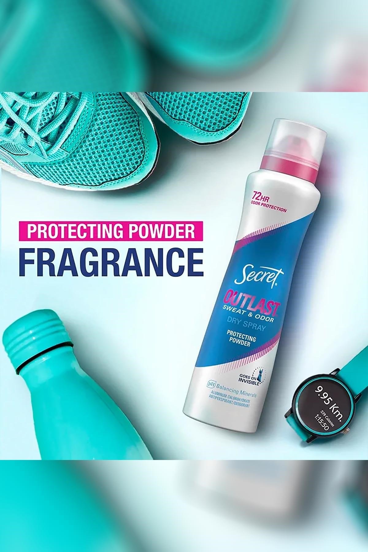 Secret Outlast Protecting Powder Antiperspirant Kuru Sprey Deodorant 116GR