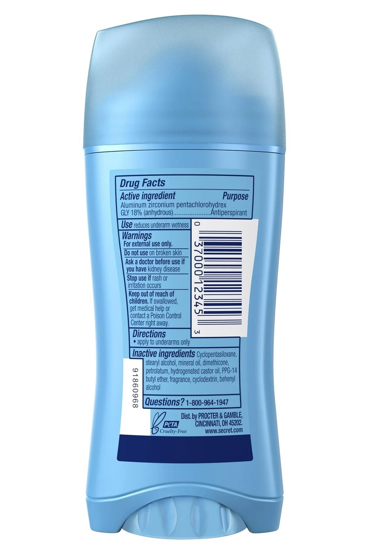 Secret pH Balanced Shower Fresh Antiperspirant Stick Deodorant 73GR