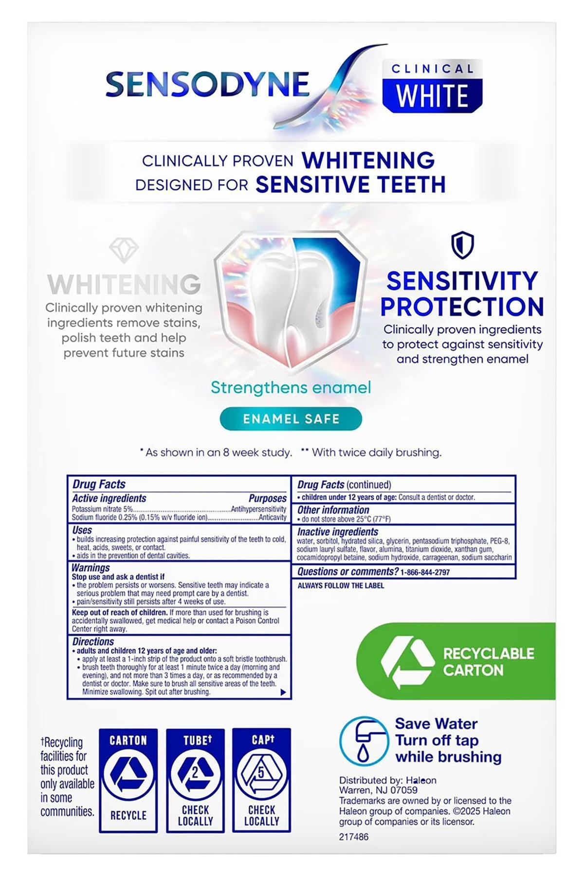Sensodyne Clinical White Diş Macunu Seti 3x156GR