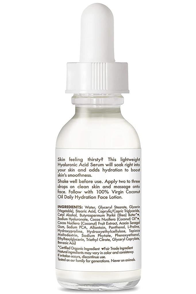 Shea Moisture %100 Saf Hindistan Cevizi Yağlı Günlük Nemlendirici Hyaluronik Asit Yüz Serumu 30ML