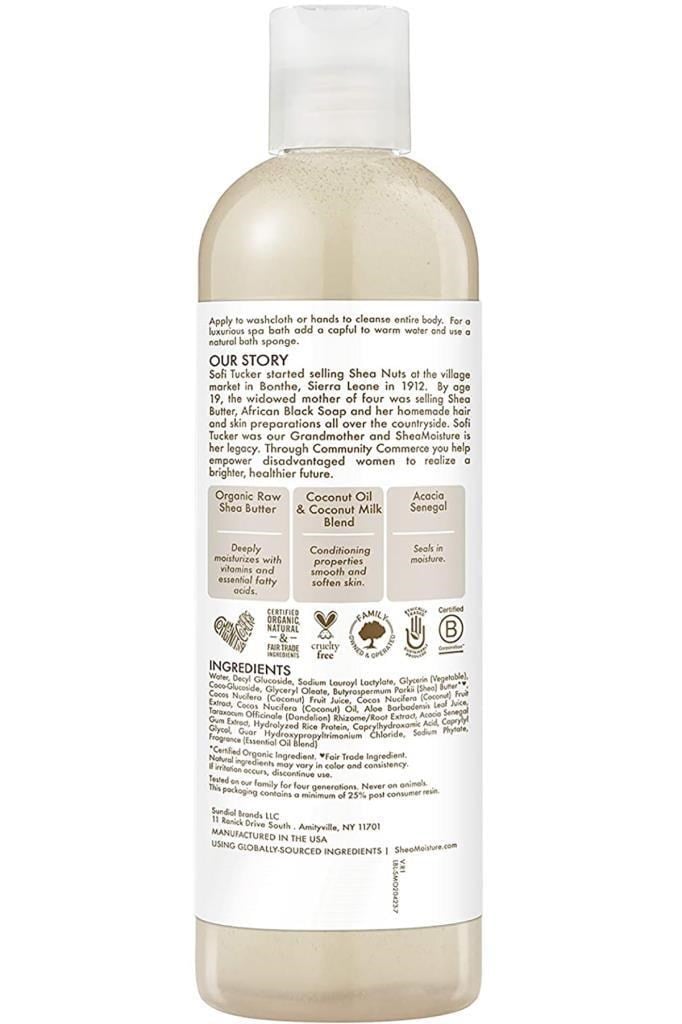 Shea Moisture %100 Saf Hindistan Cevizi Yağlı Günlük Nemlendirici Vücut Şampuanı 384ML