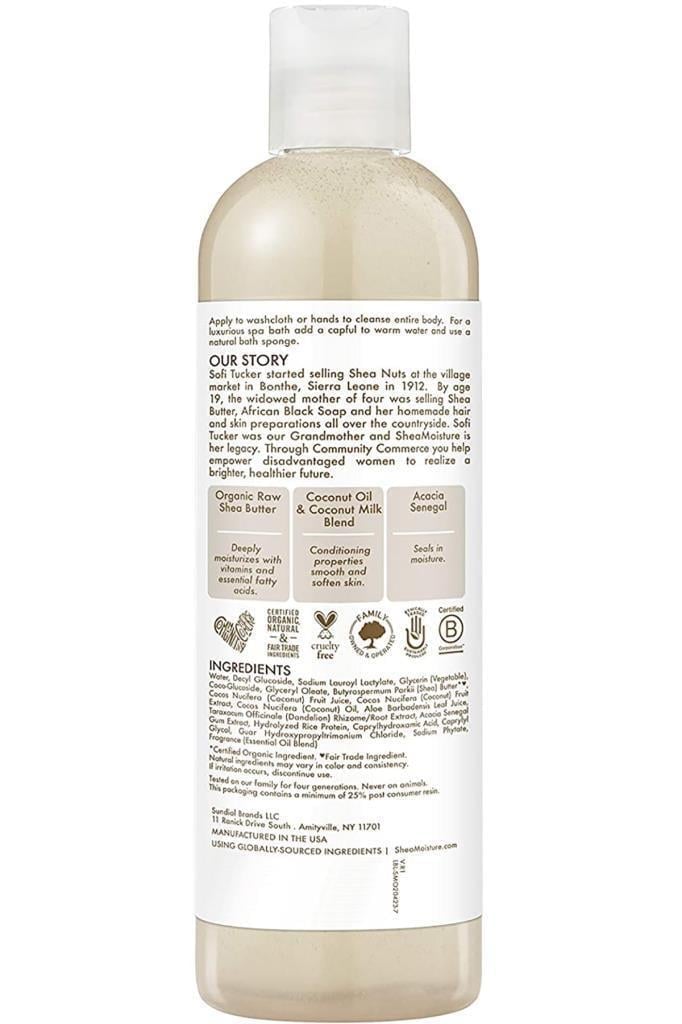 Shea Moisture %100 Saf Hindistan Cevizi Yağlı Günlük Nemlendirici Vücut Şampuanı 384ML