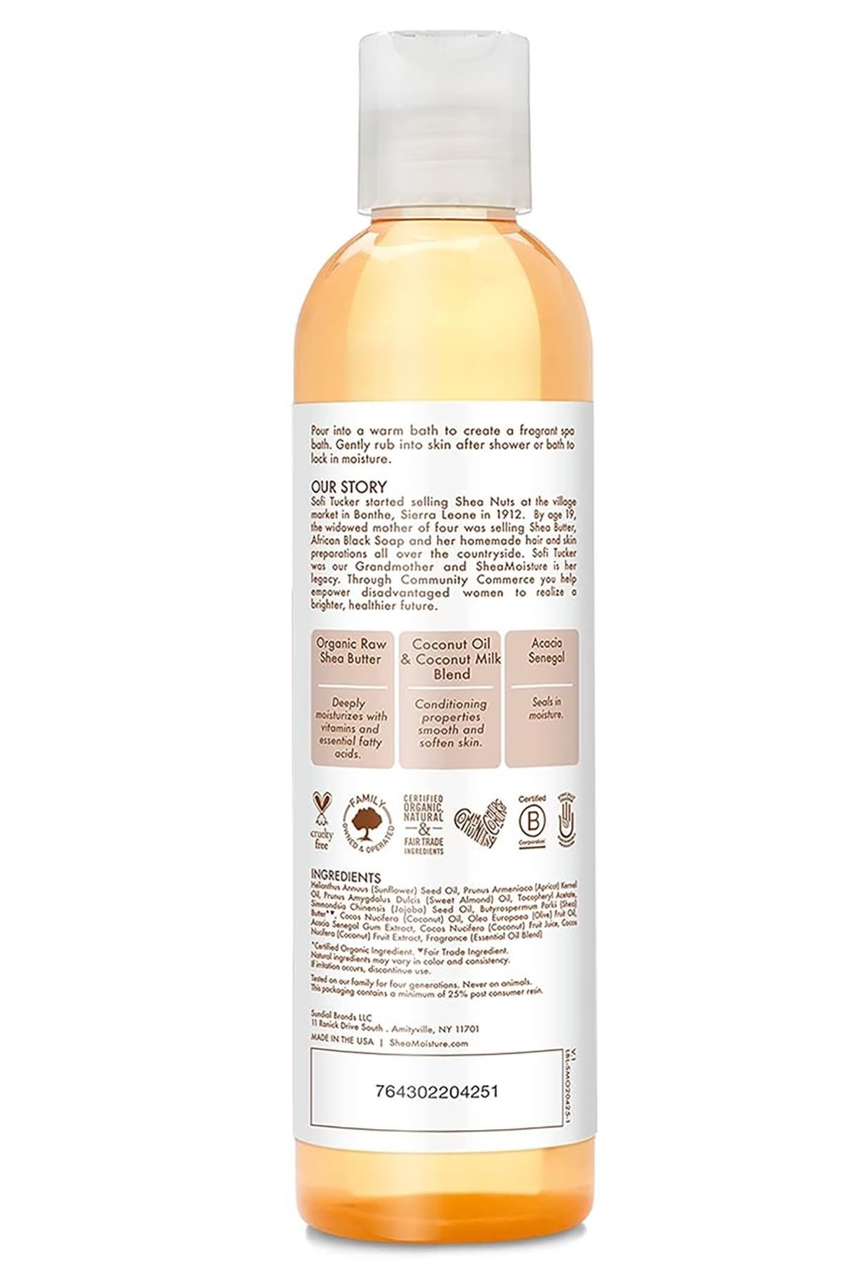Shea Moisture %100 Saf Hindistan Cevizi Yağlı Günlük Nemlendirici Vücut Yağı 237ML