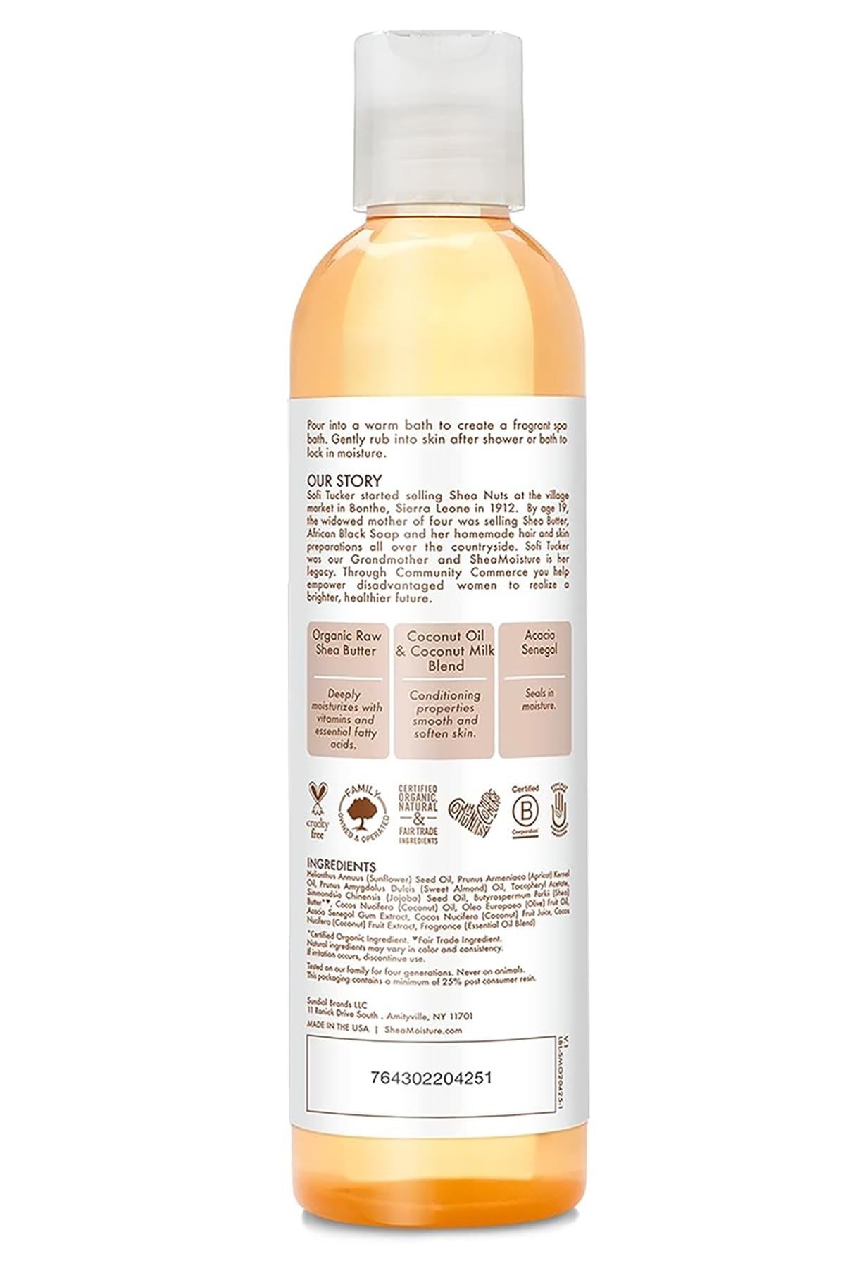 Shea Moisture %100 Saf Hindistan Cevizi Yağlı Günlük Nemlendirici Vücut Yağı 237ML