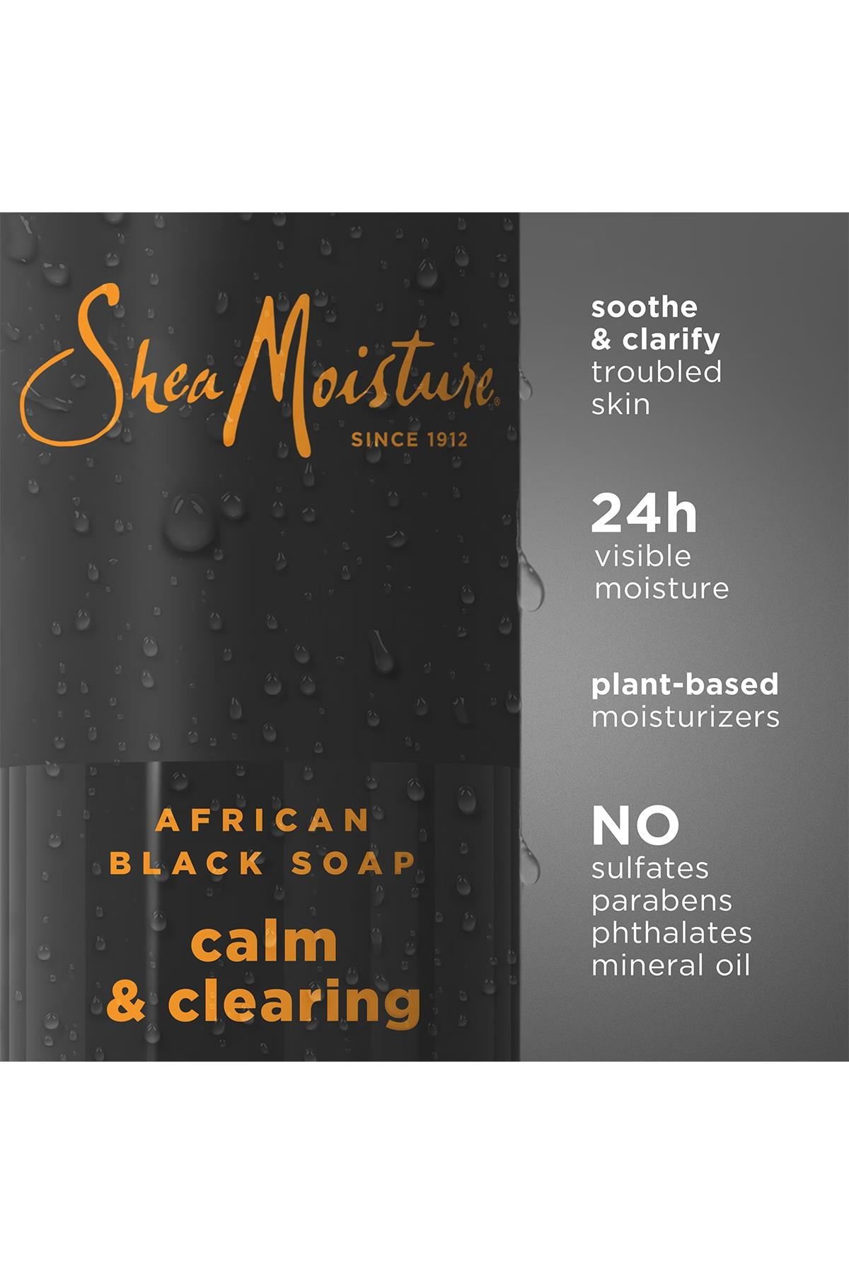Shea Moisture African Black Soap Calm & Clearing Duş Jeli 532ML