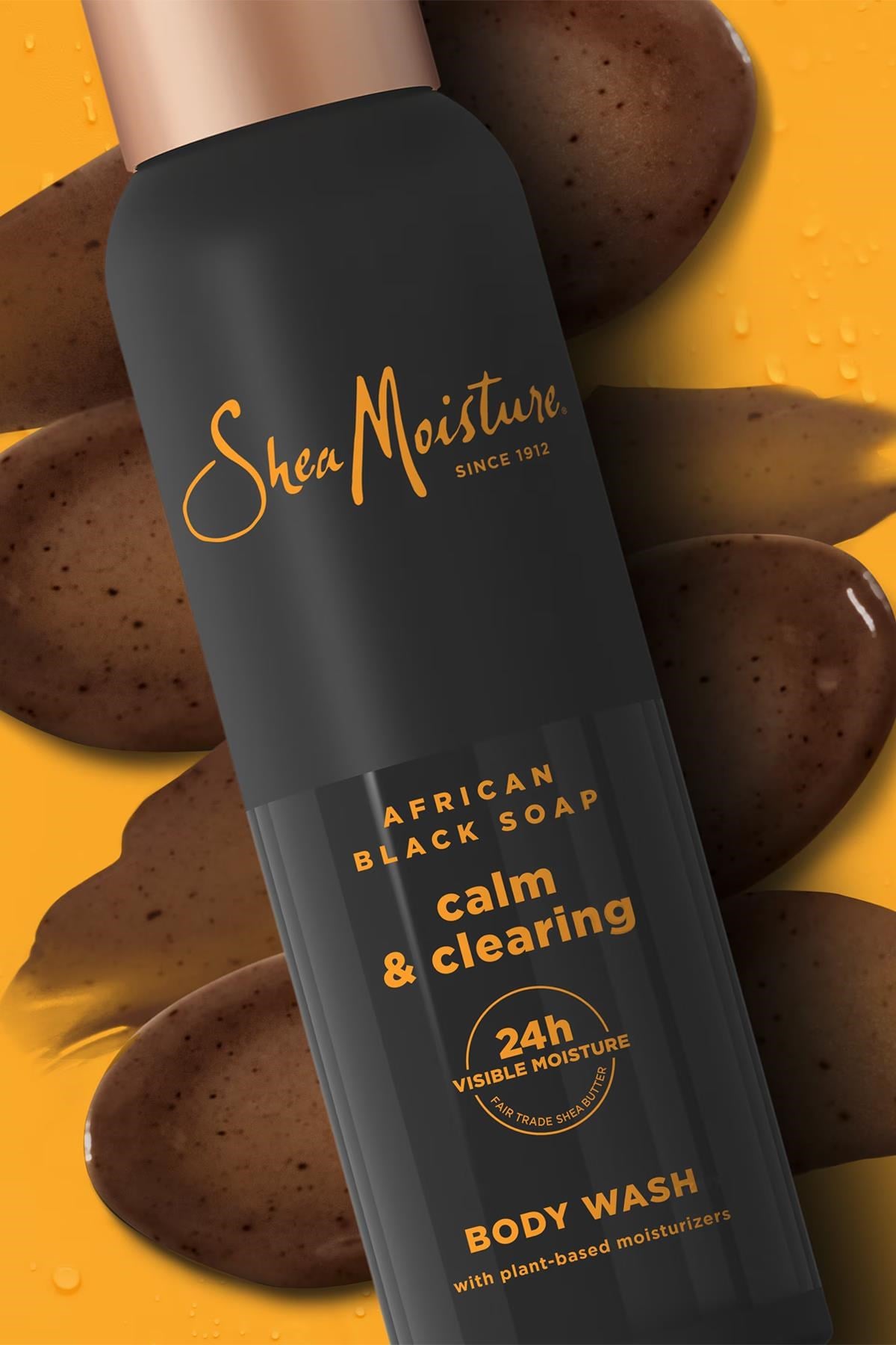 Shea Moisture African Black Soap Calm & Clearing Duş Jeli 532ML