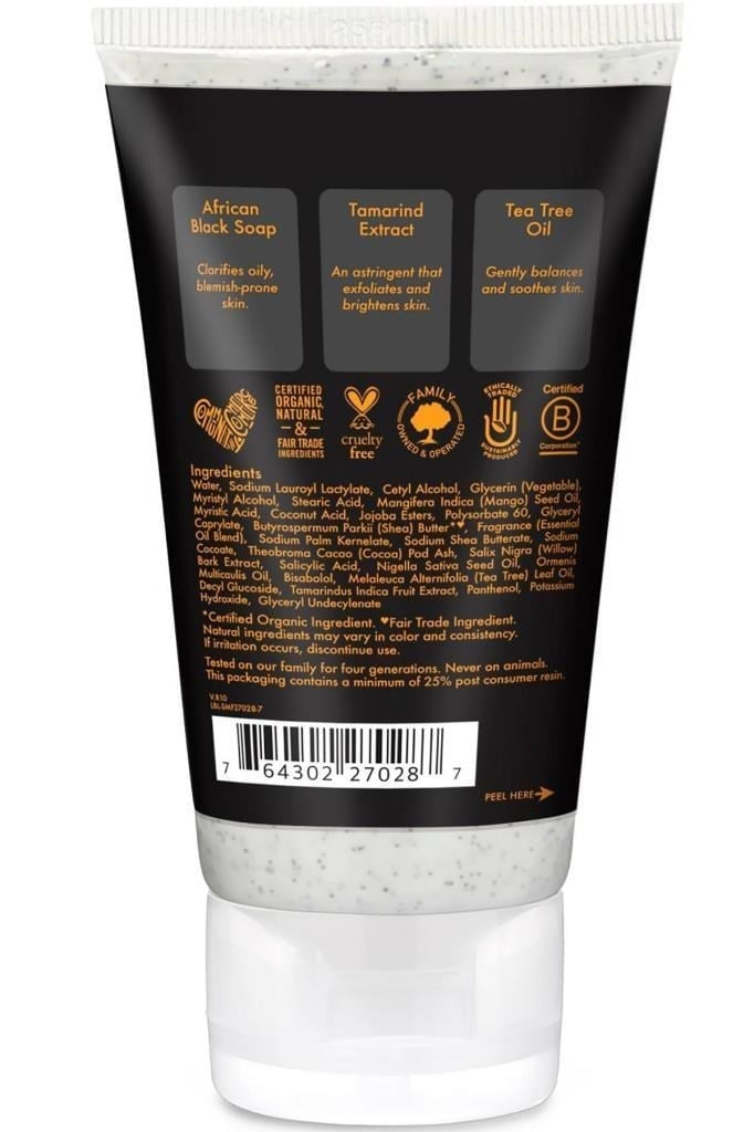 Shea Moisture Afrika Siyah Sabunu Yüz Yıkama ve Peeling 43GR