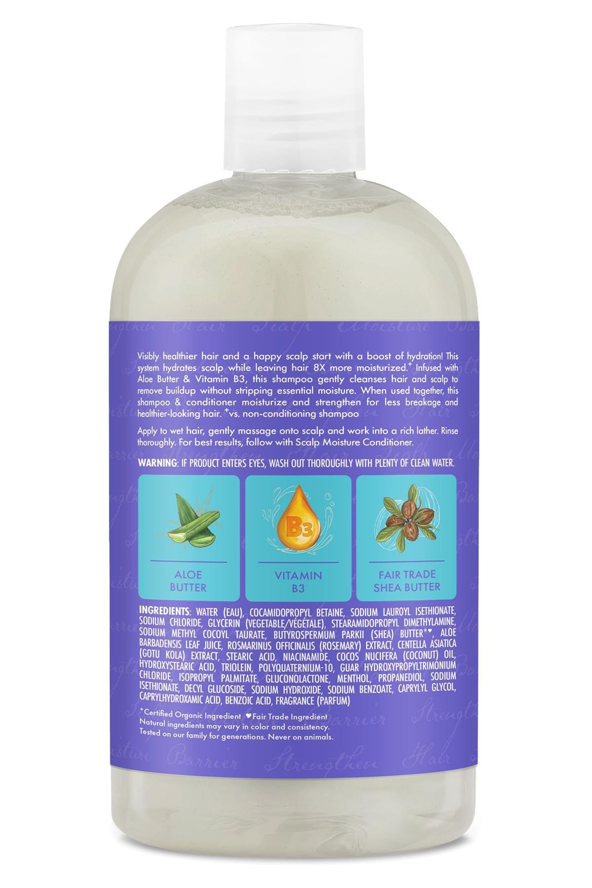 Shea Moisture Aloe Butter Saç Derisi Nemlendirici Şampuan 384ML