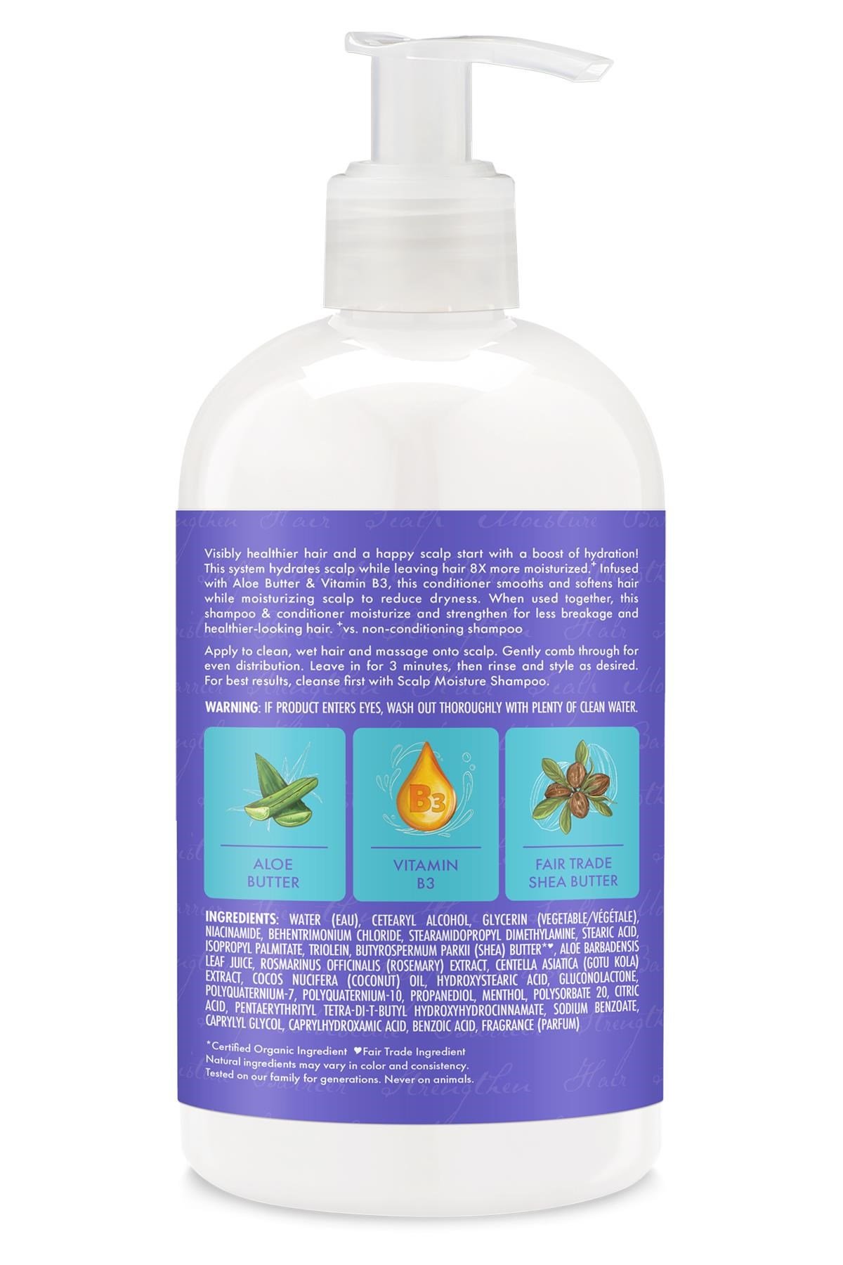 Shea Moisture Aloe Butter Saç Derisi Nemlendirici Saç Kremi 384ML