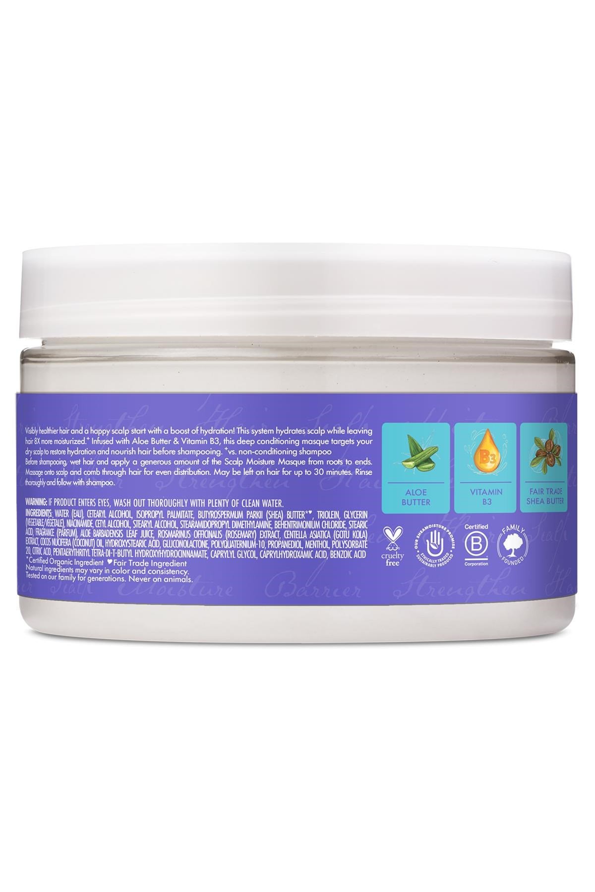 Shea Moisture Aloe Butter Saç Derisi Nemlendirici Yıkama Öncesi Saç Maskesi 113GR