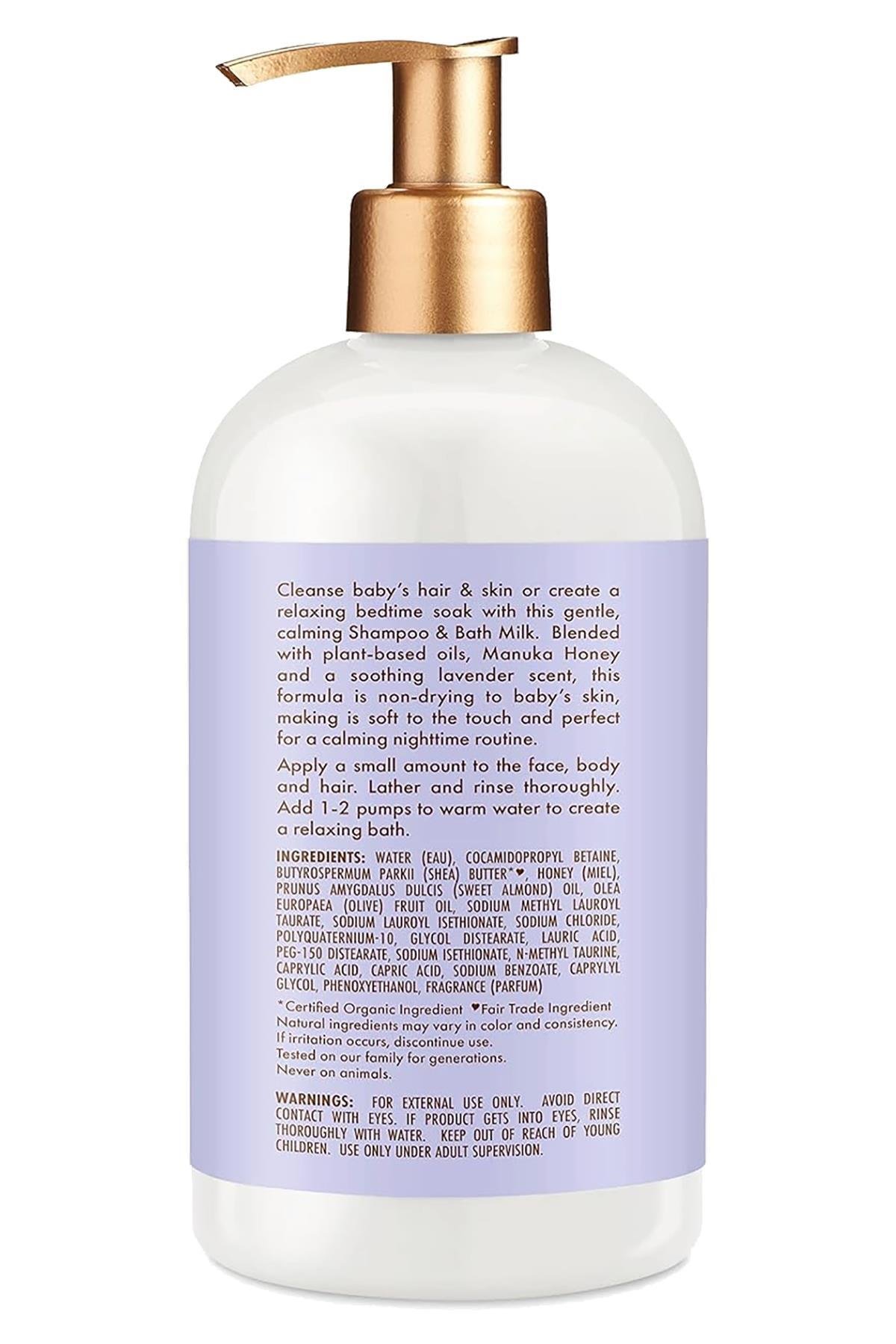 Shea Moisture Baby Gece Şampuanı ve Banyo Sütü 384ML