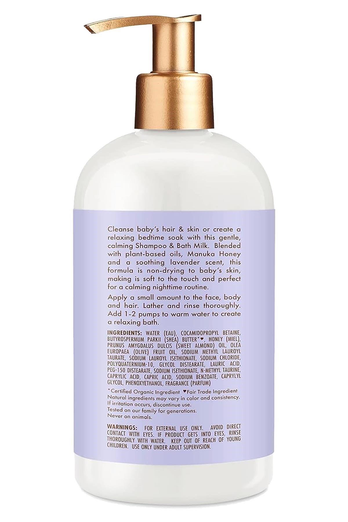 Shea Moisture Baby Gece Şampuanı ve Banyo Sütü 384ML
