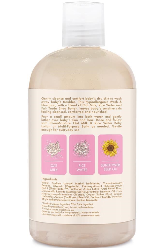 Shea Moisture Baby Yulaf Sütü ve Pirinç Suyu Bebek Şampuanı 384ML
