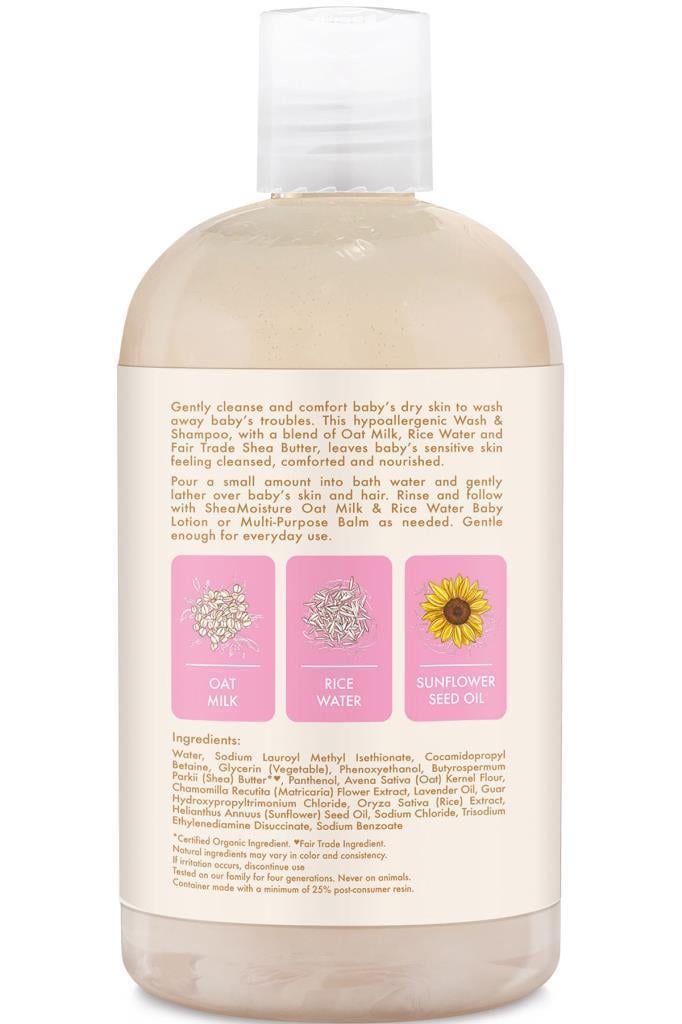 Shea Moisture Baby Yulaf Sütü ve Pirinç Suyu Bebek Şampuanı 384ML